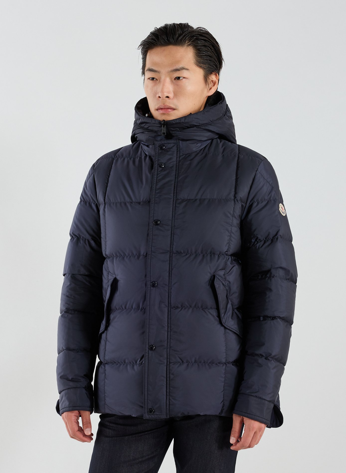 Reversible cotton-blend jacket MONCLER Blue