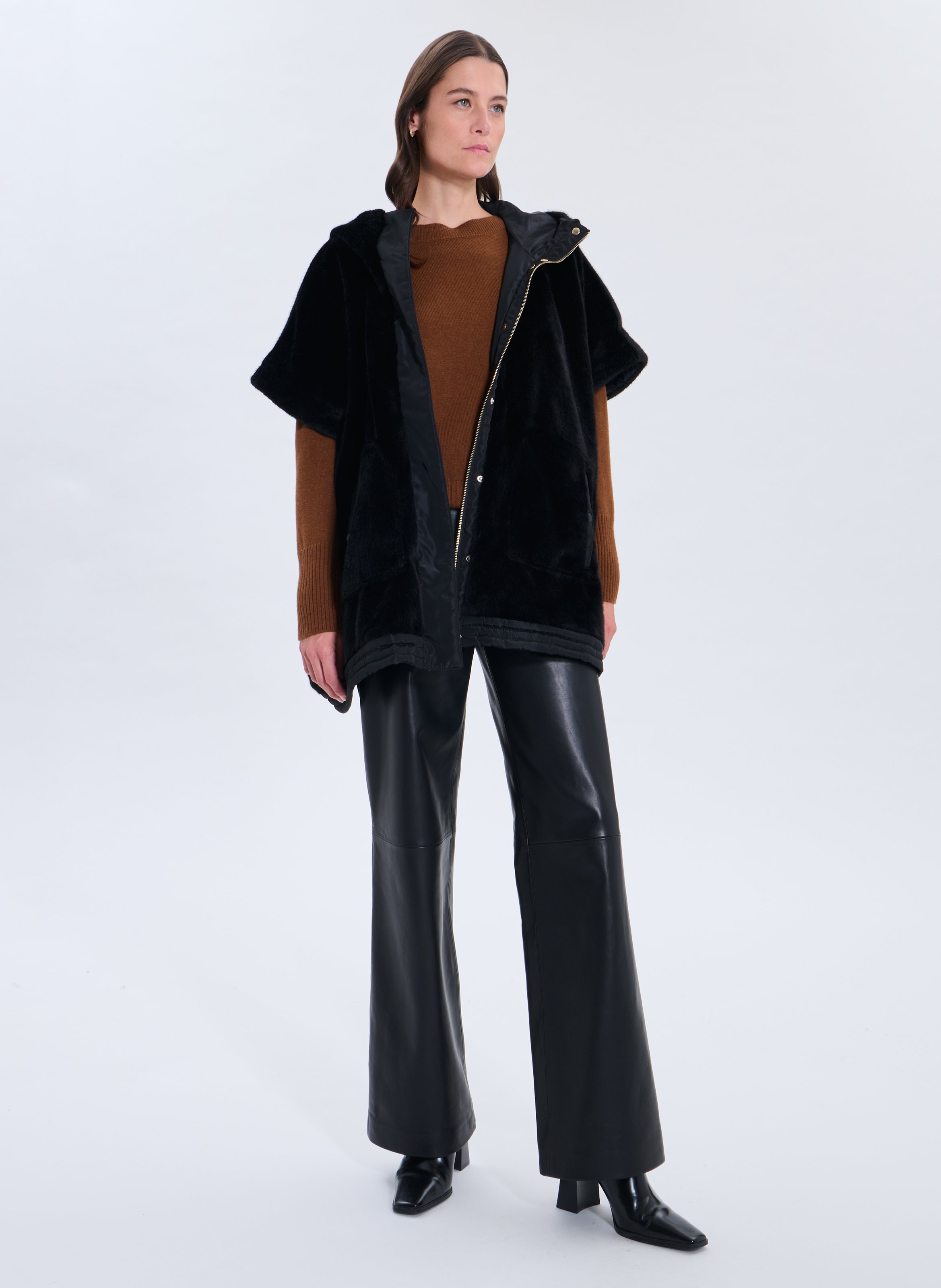 Manteau  marjolaine ZAPA Noir