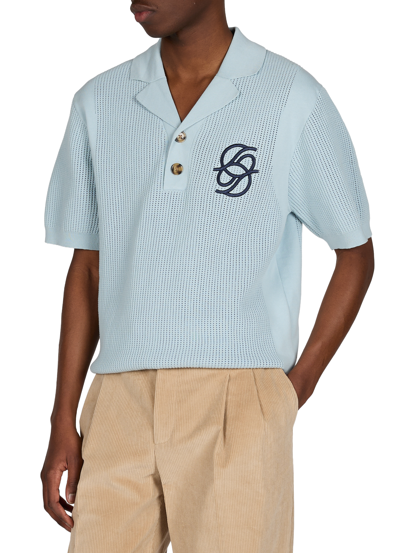 Cotton polo shirt DROLE DE MONSIEUR Blue