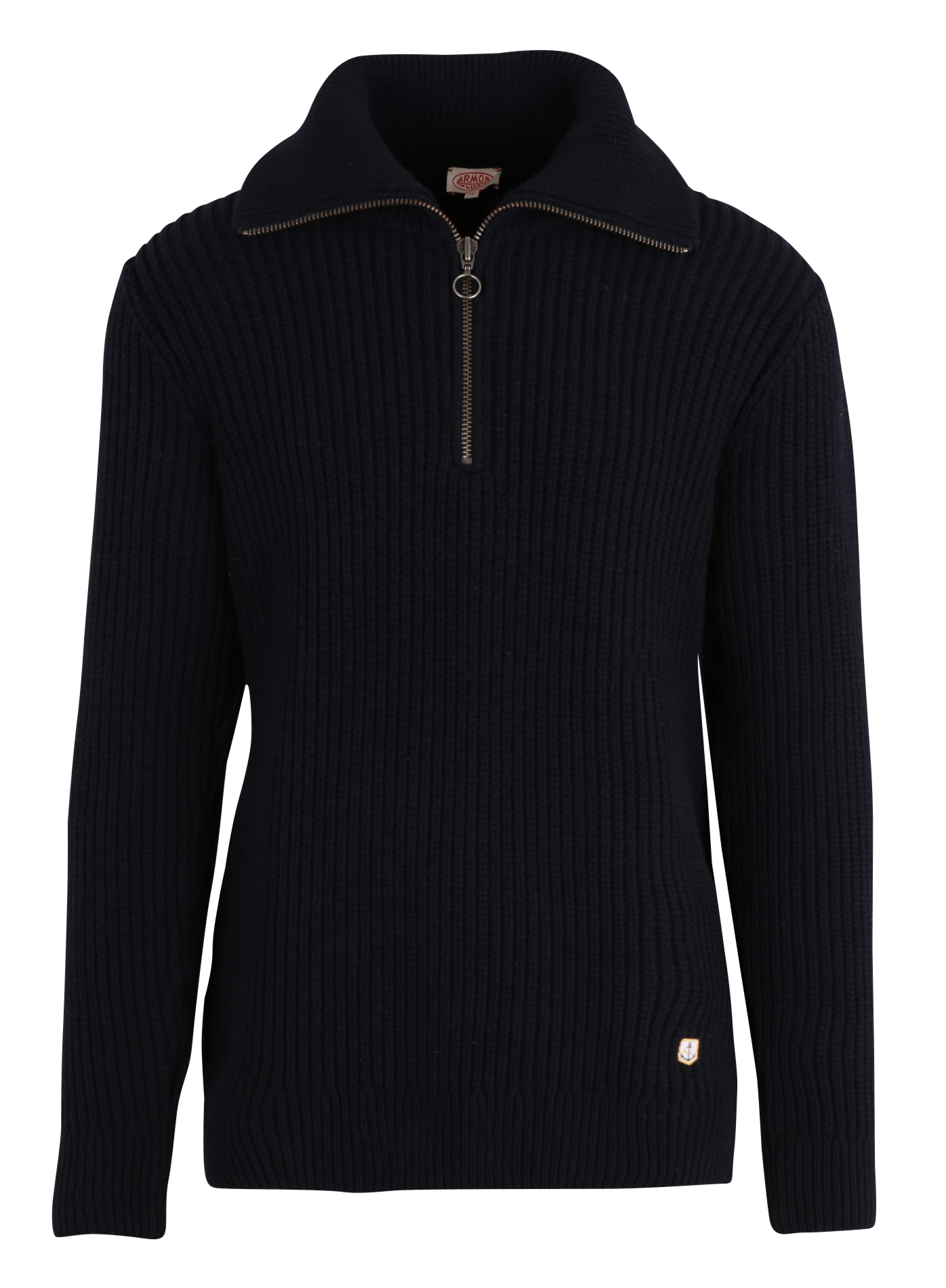 Pull col camionneur en laine mélangée heritage ARMOR-LUX Bleu