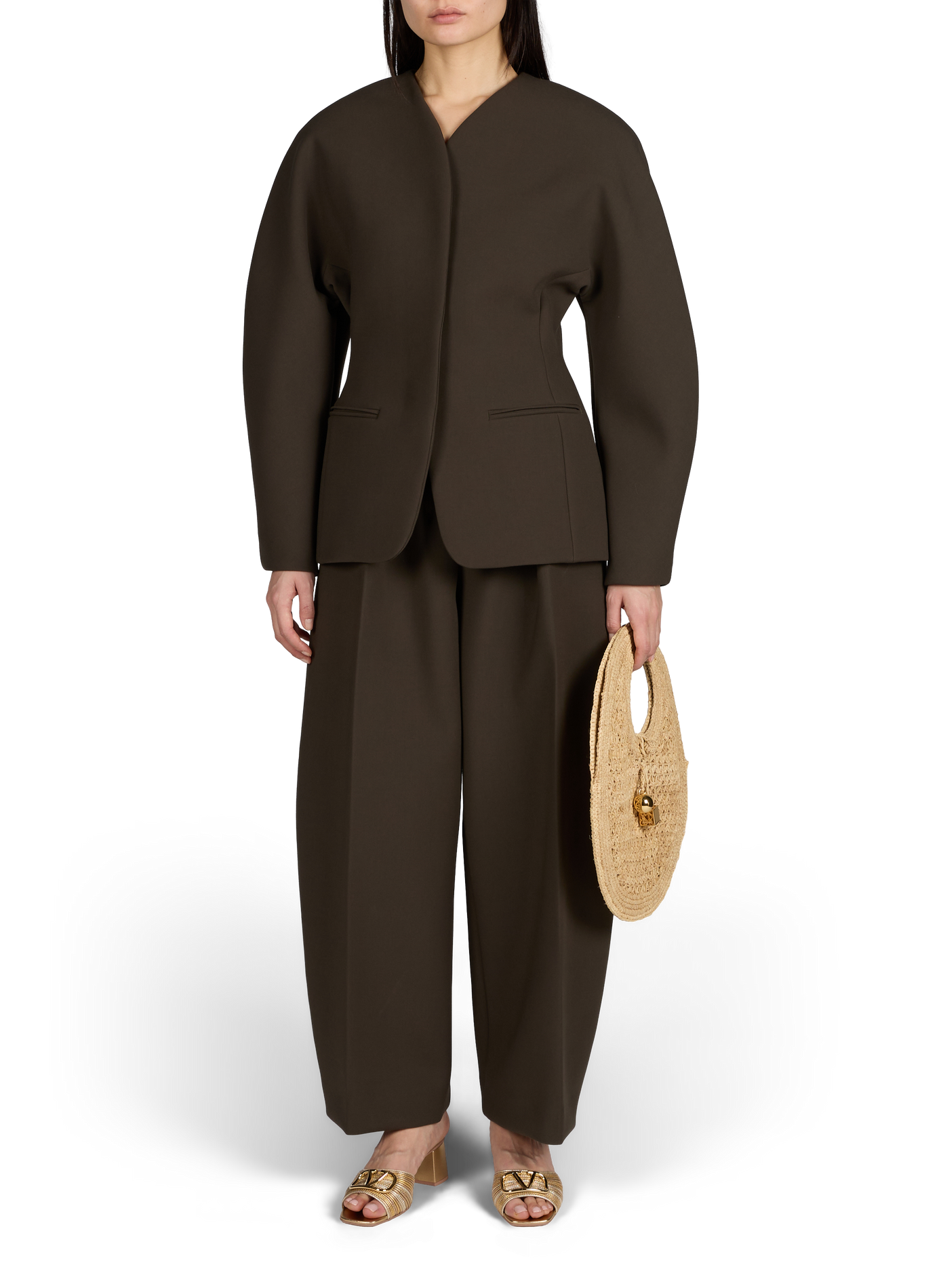 Sac à main Le Petit Rond Spiaggia JACQUEMUS Beige