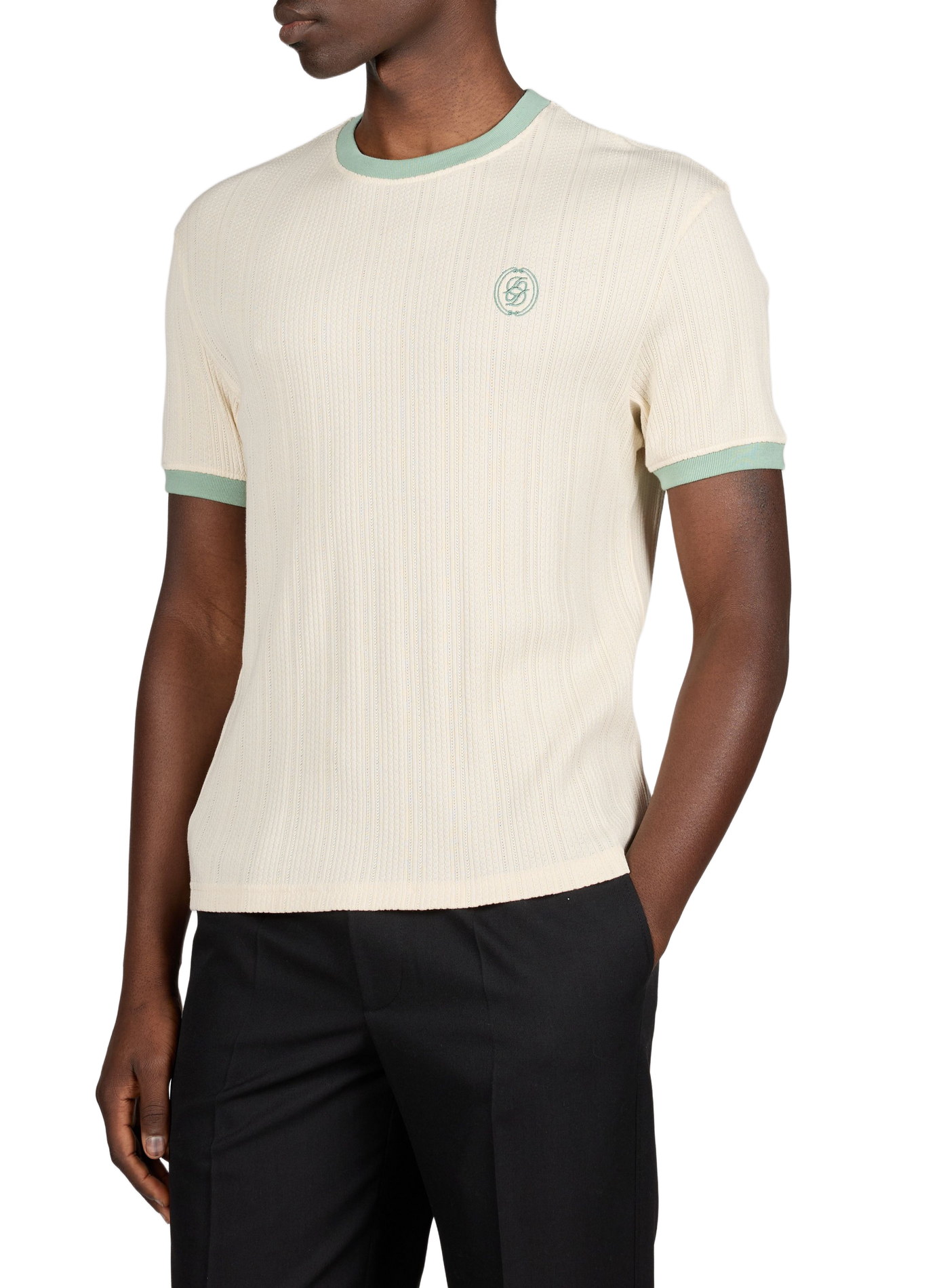 T-shirt en coton DROLE DE MONSIEUR Beige