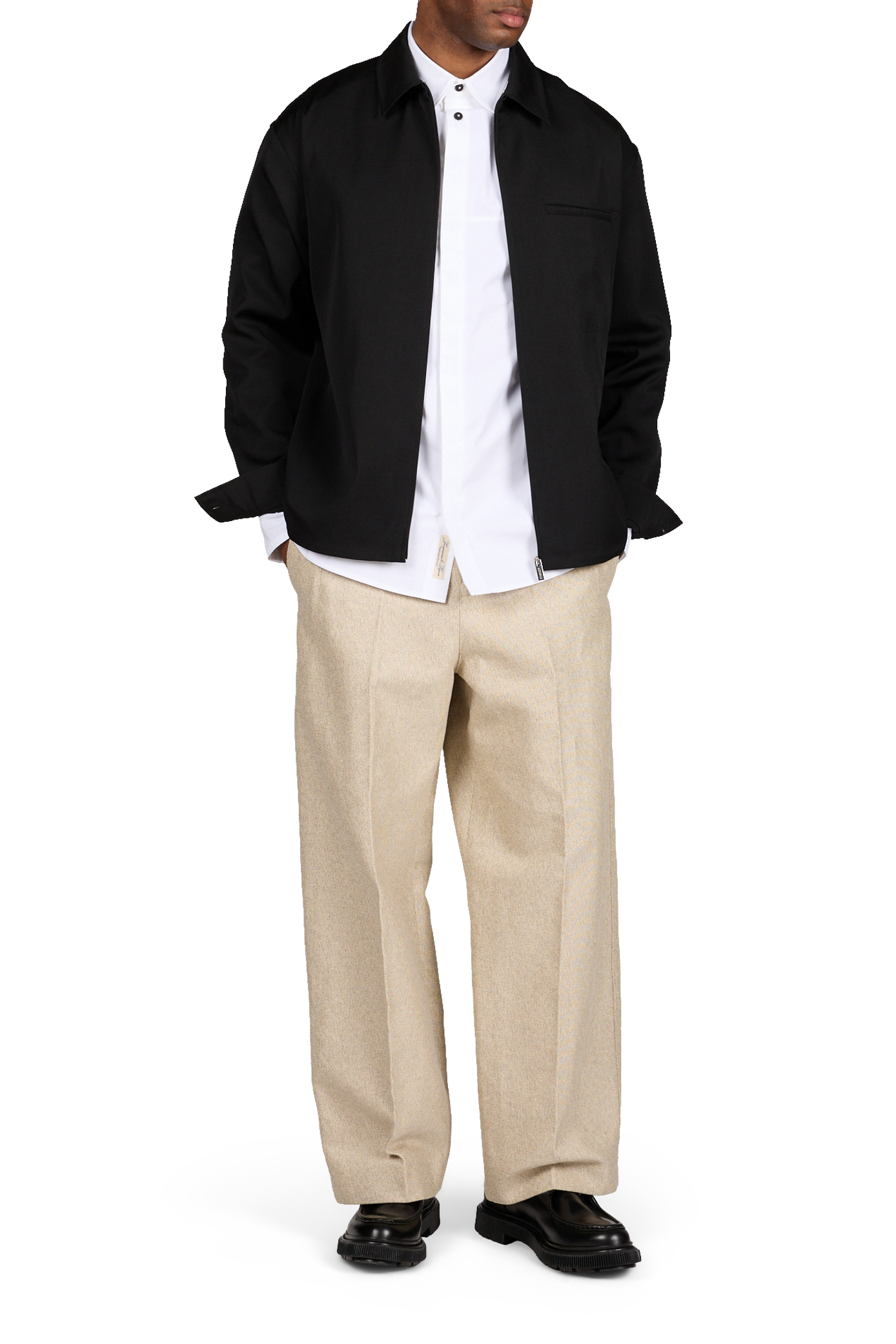 Chemise oversize en laine JACQUEMUS Blanc