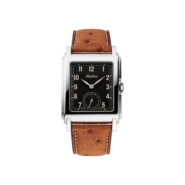 Montre automatique Heritage Carrée Automatic 140 Years en cuir d'autruche Montre automatique Heritage Carrée Automatic 140 Years en cuir d'autruche