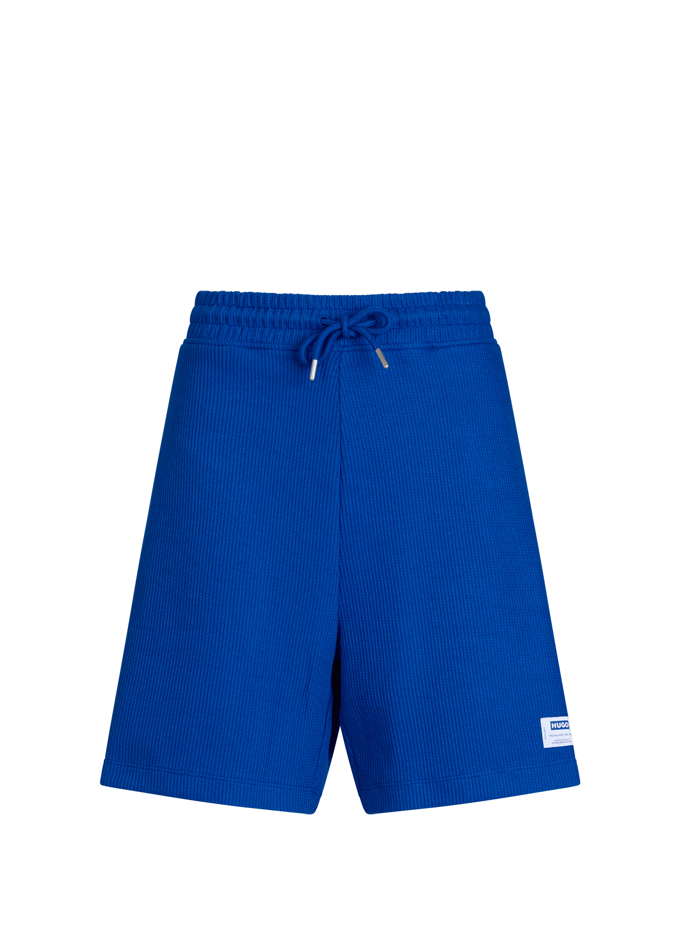 Short ample en coton mélangé gaufré HUGO BLUE Bleu