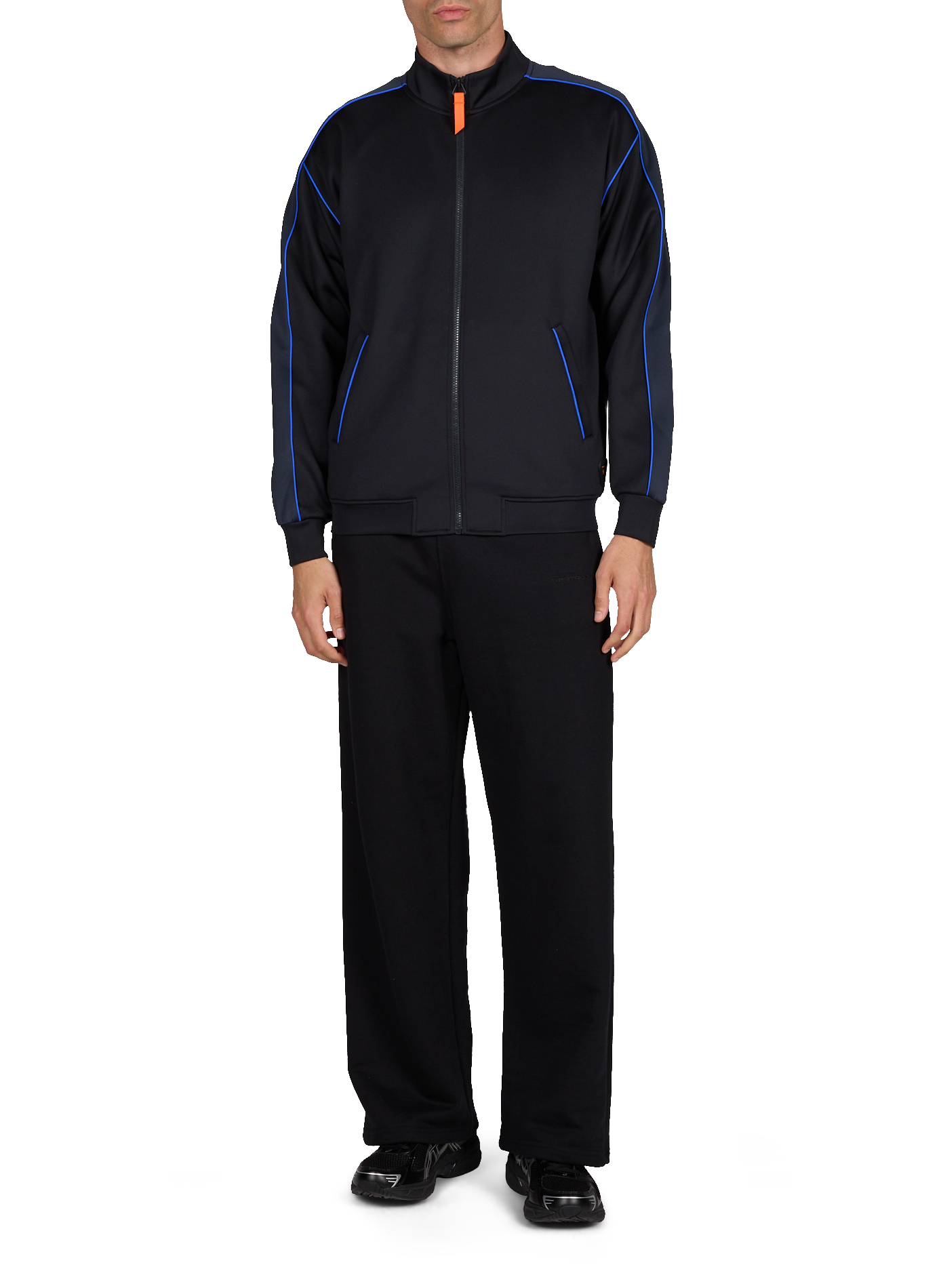 Veste zip à col montant GERTRUDE ET GASTON Noir