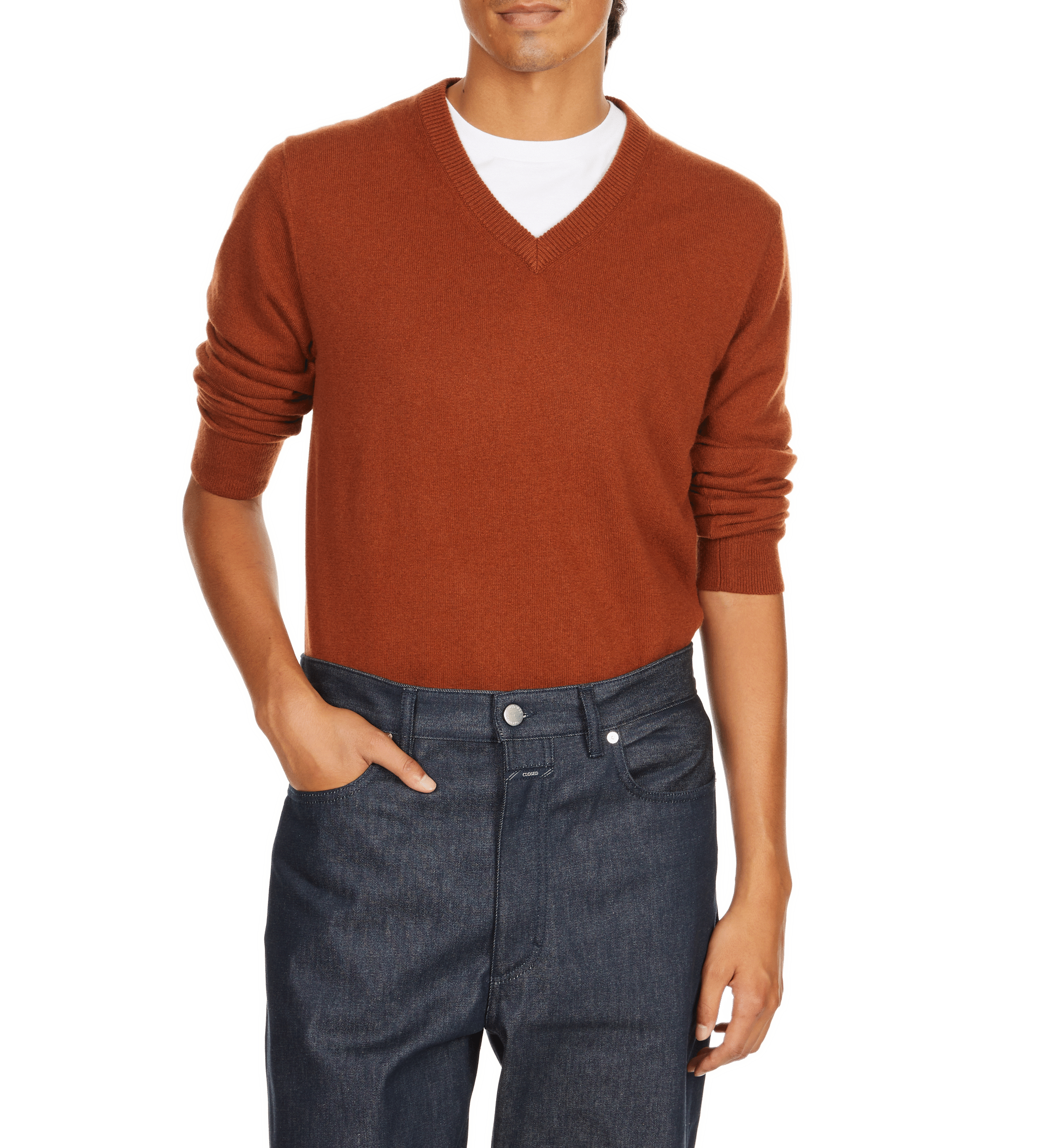  Cashmere jumper AU PRINTEMPS PARIS Brown