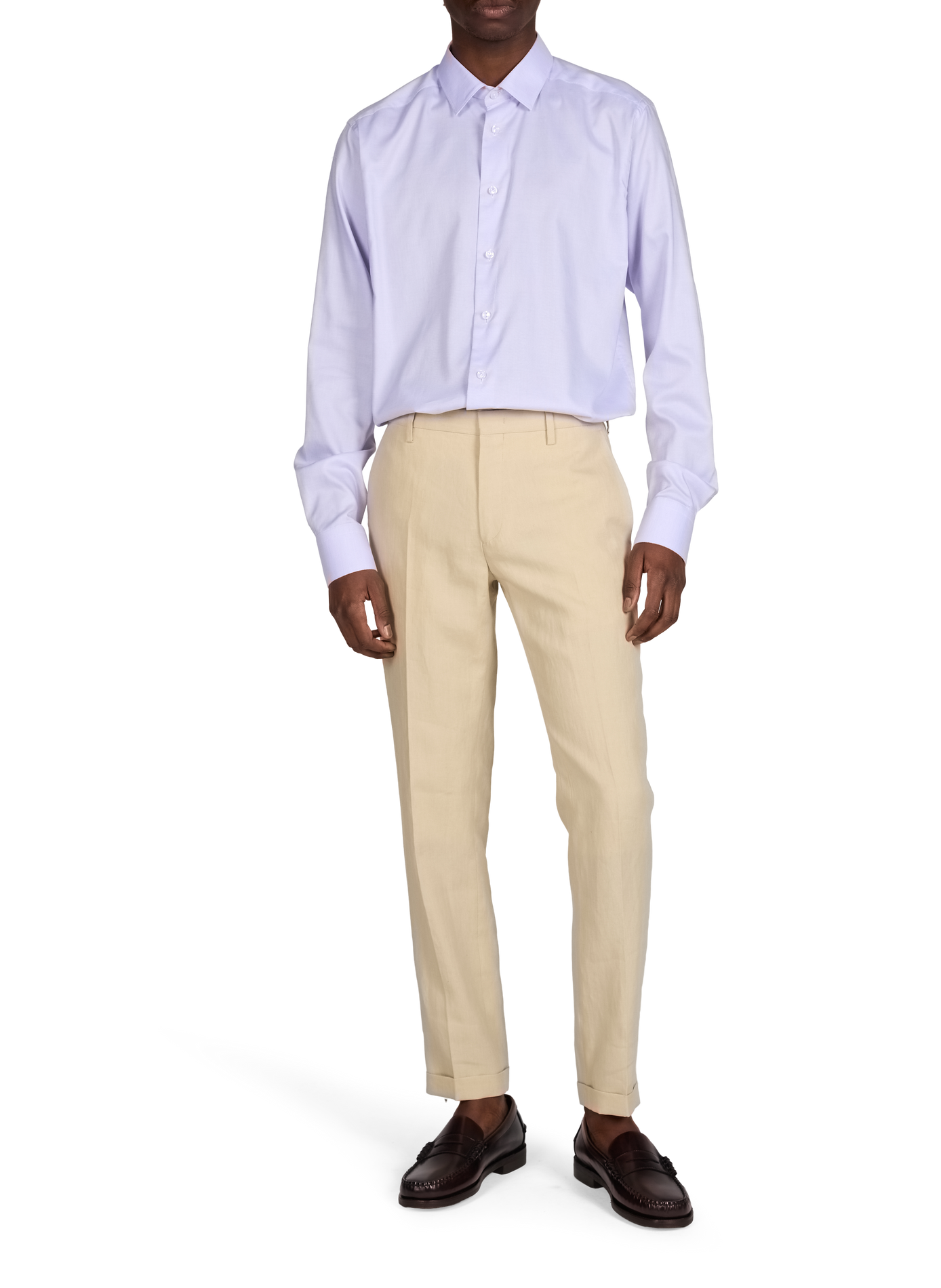 Long-sleeve cotton Shirt ETON Purple