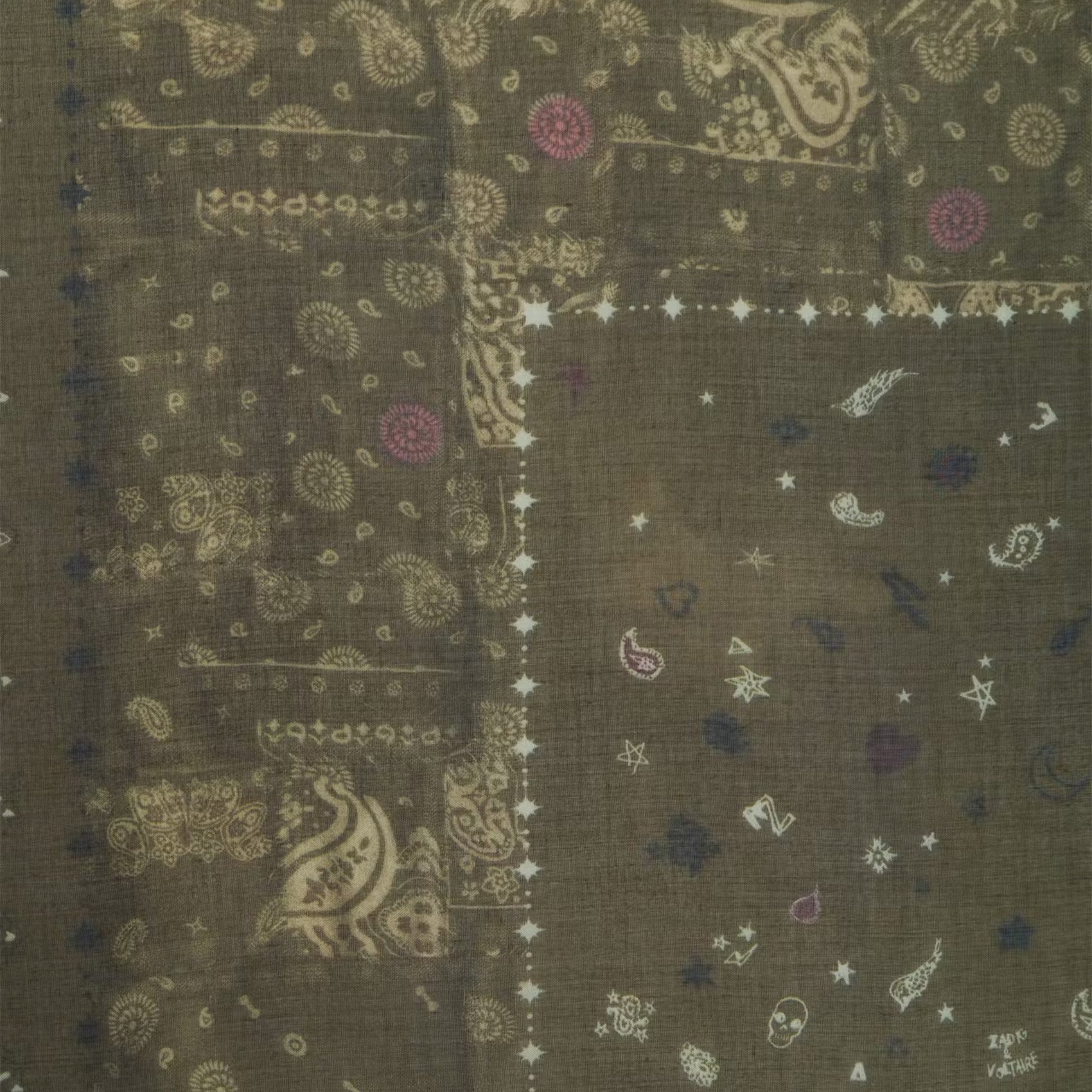 Kerry bandana print scarf ZADIG&VOLTAIRE Green