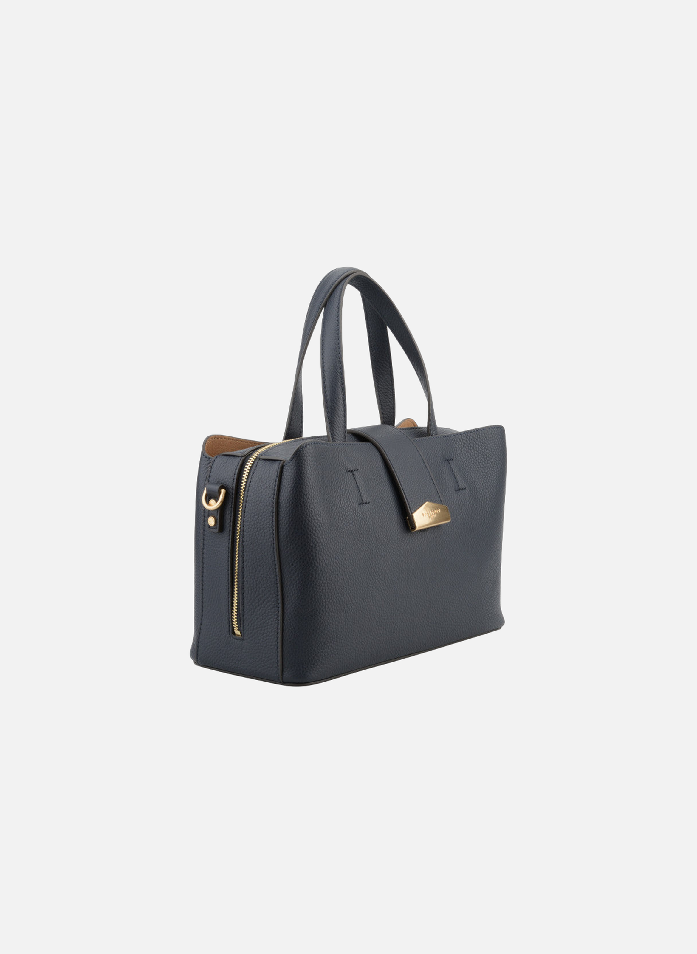 Cavalcade | sac à main mm en cuir de vachette POURCHET Bleu