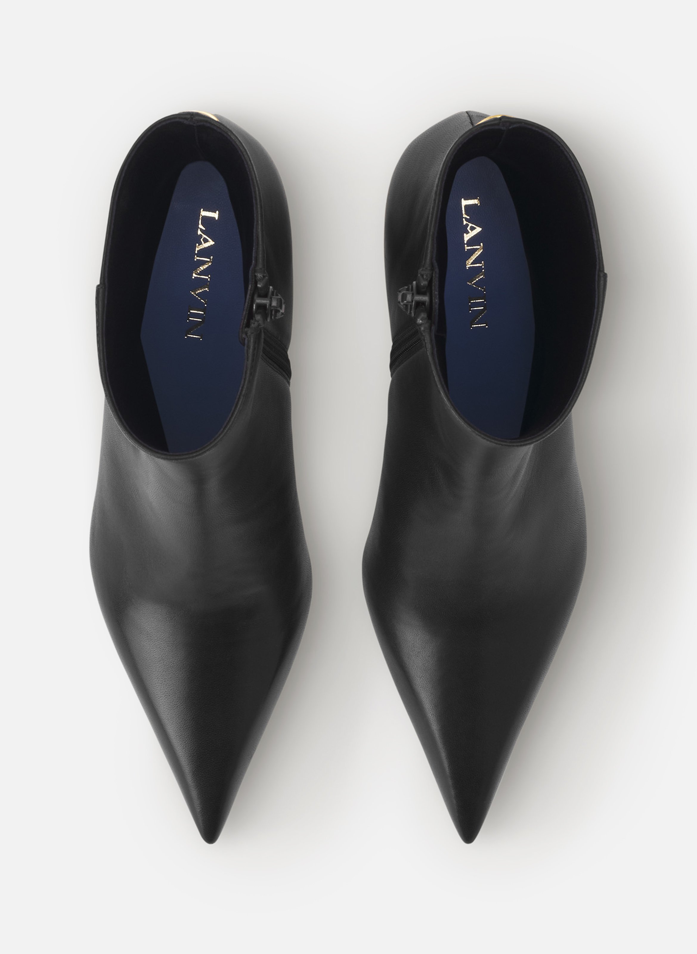 Bottine midnight step en cuir LANVIN Noir