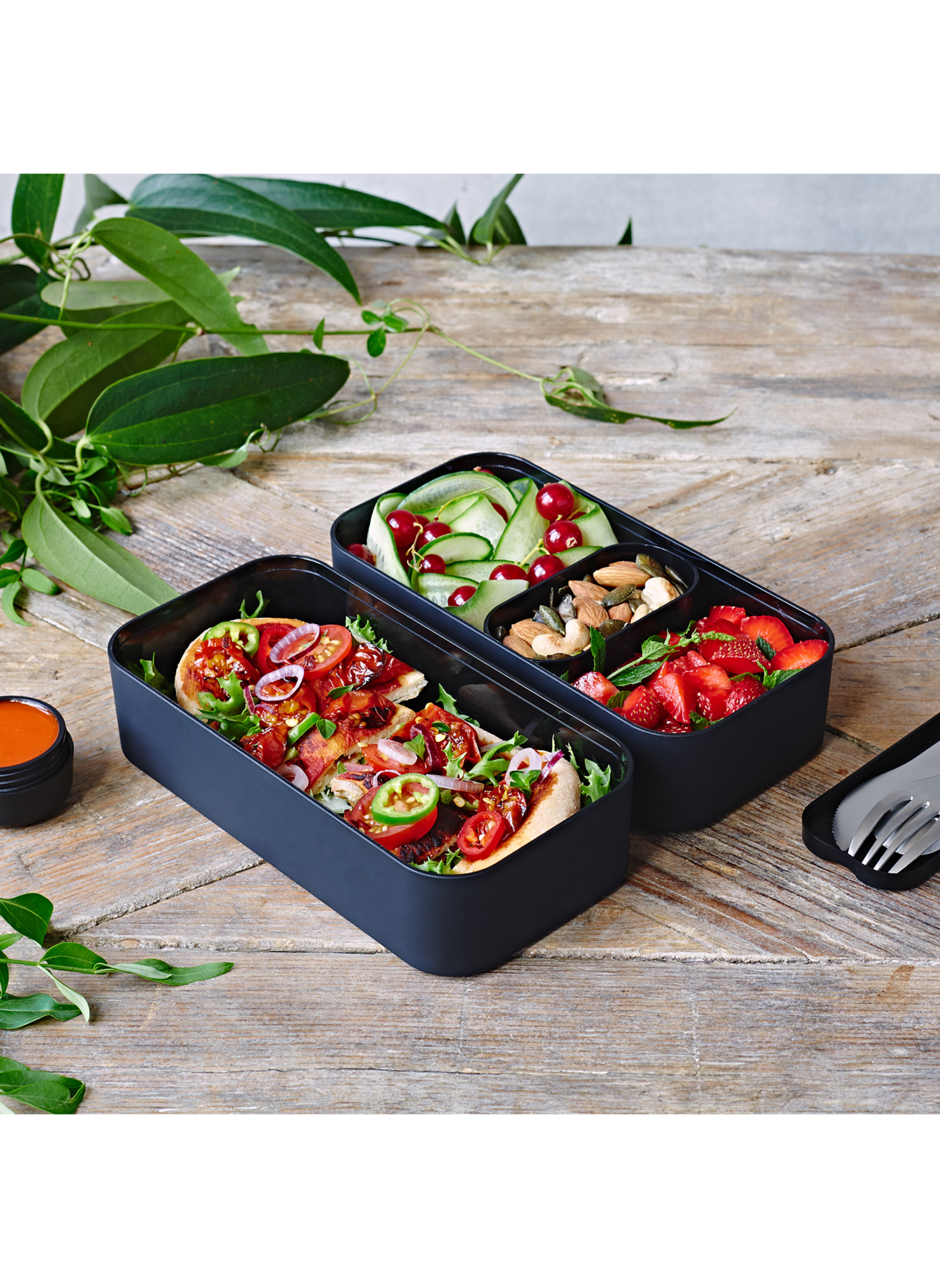 Boîte à repas Original 1L MONBENTO Noir