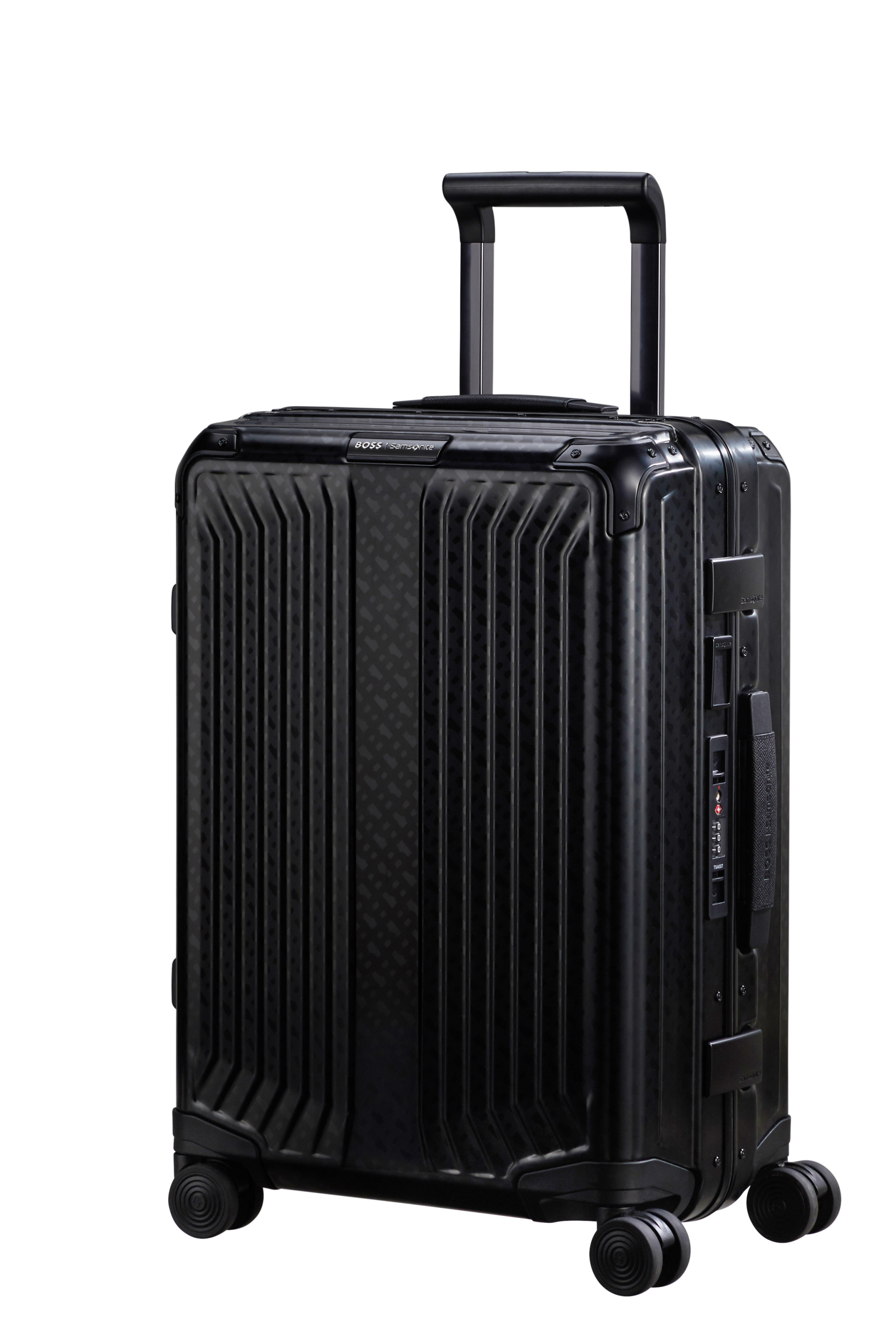 Lite-box alu / boss valise 4 roues taille s SAMSONITE Noir