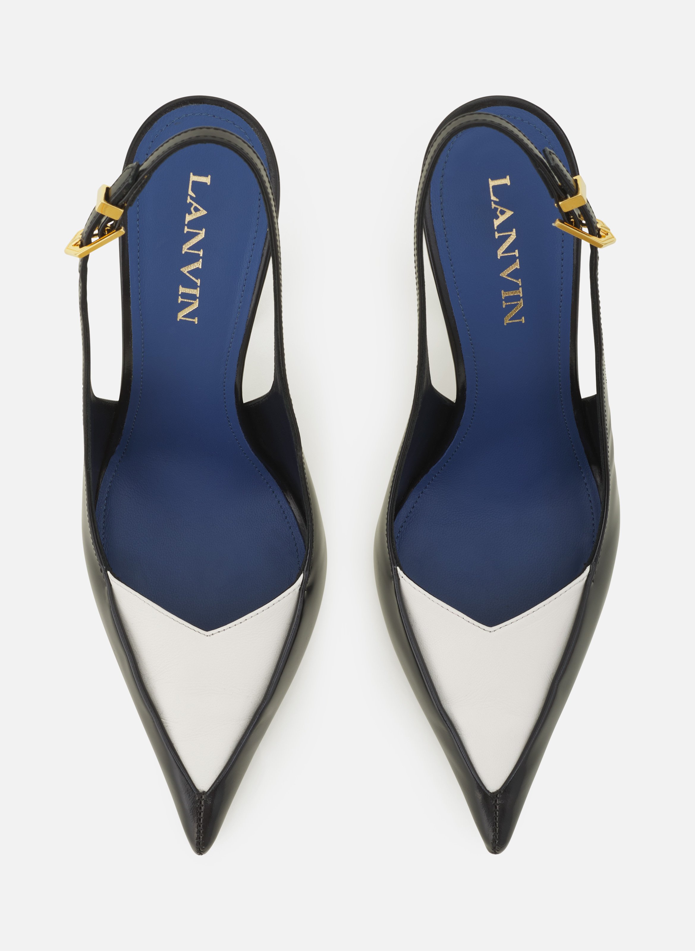 Slingback serenade en cuir LANVIN Multicolore