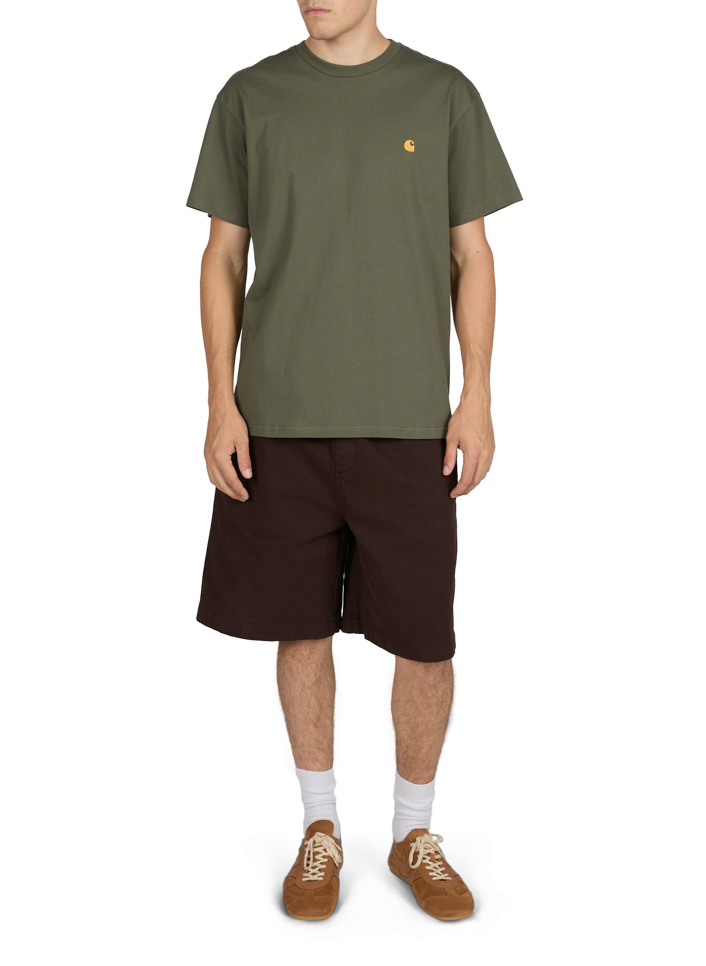 T-shirt à manches courtes en coton CARHARTT WIP Vert
