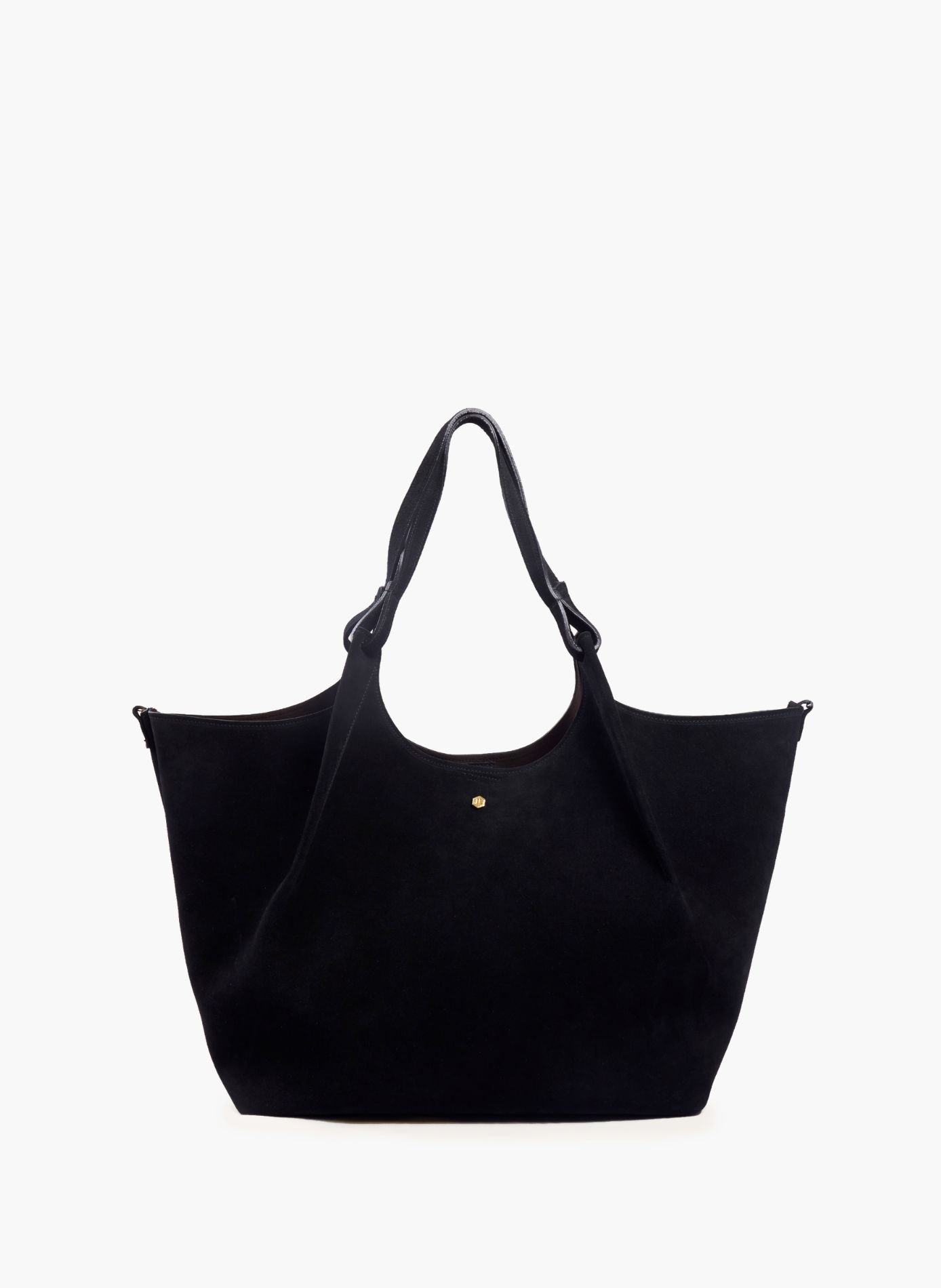 Sac cabas sybil cuir daim JULES & JENN Noir