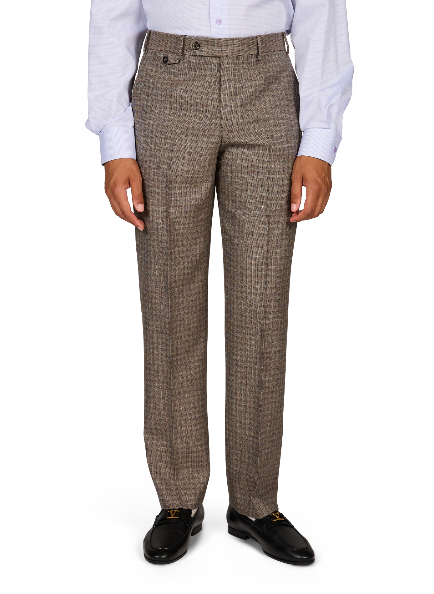 Virgin wool pleated trousers PT01 Beige