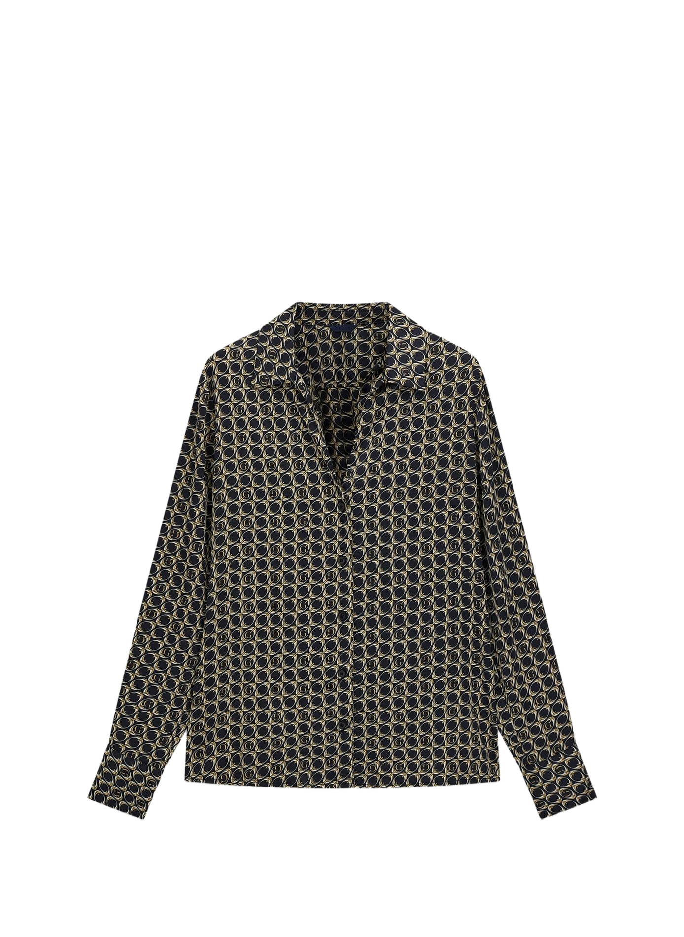 Printed straight blouse GUESS Beige