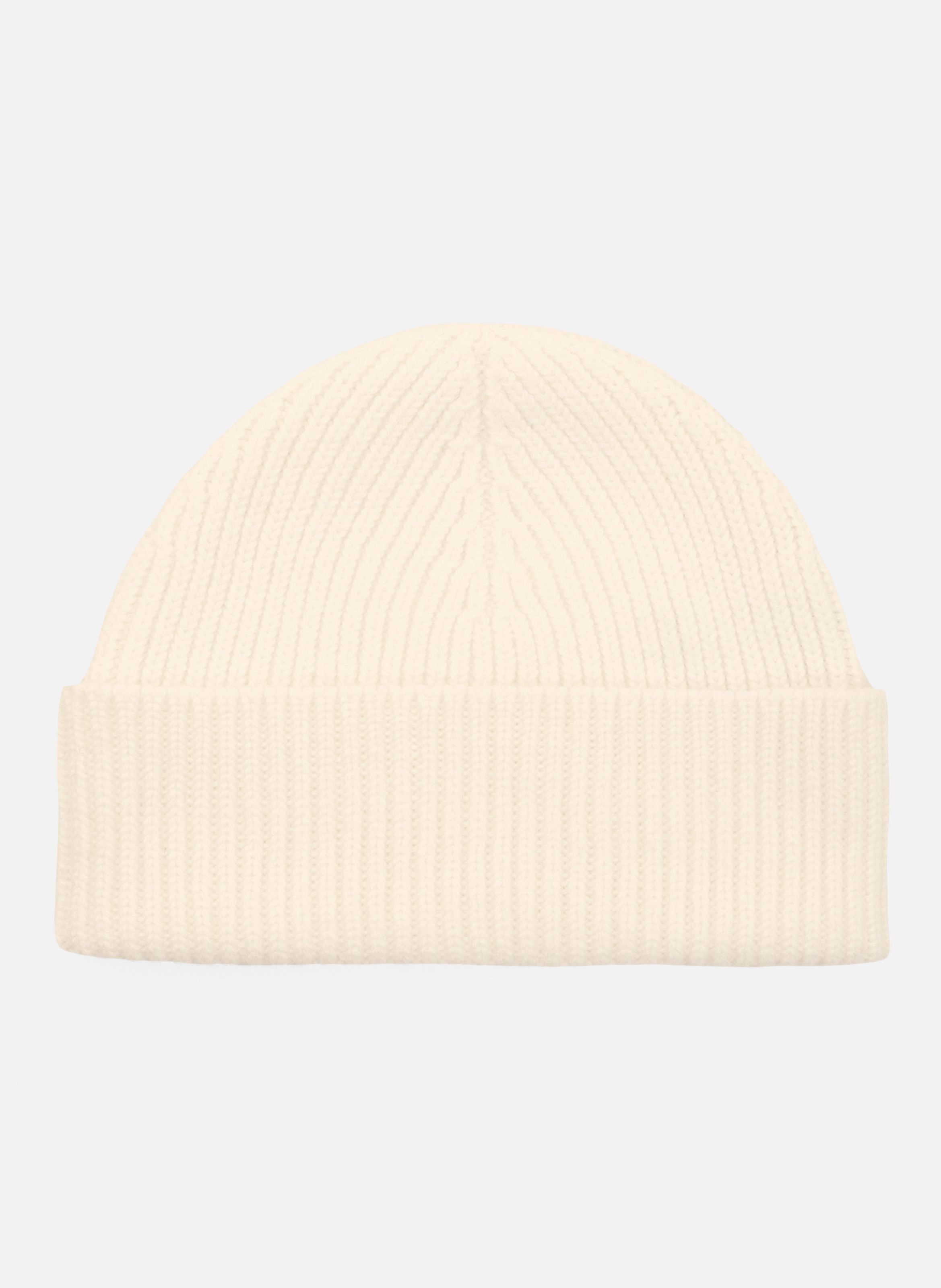 Bonnet unisexe en laine ami de coeur AMI PARIS Blanc
