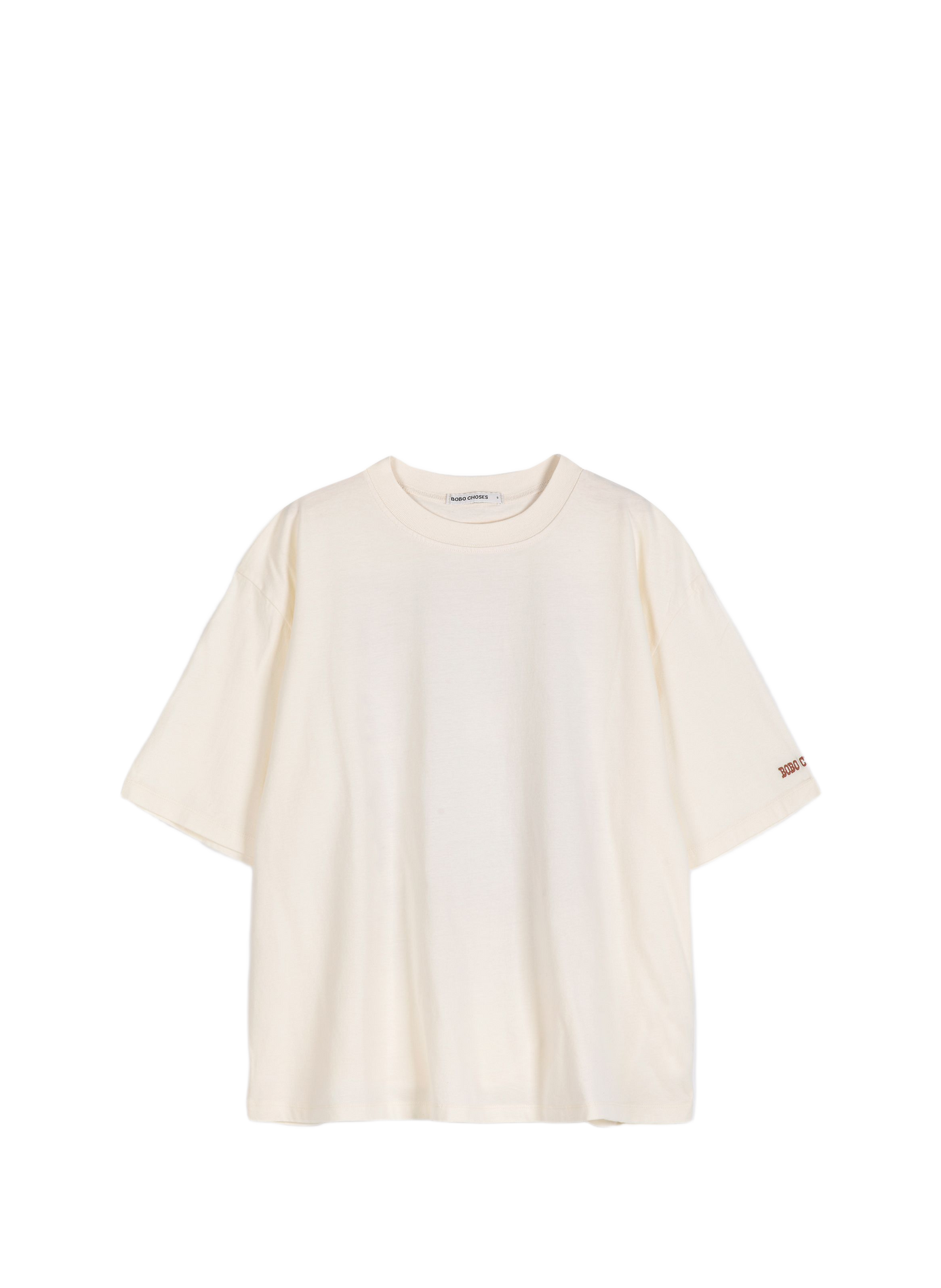 Lässiges T-Shirt mit Bio-Baumwoll-Print BOBO CHOSES Beige