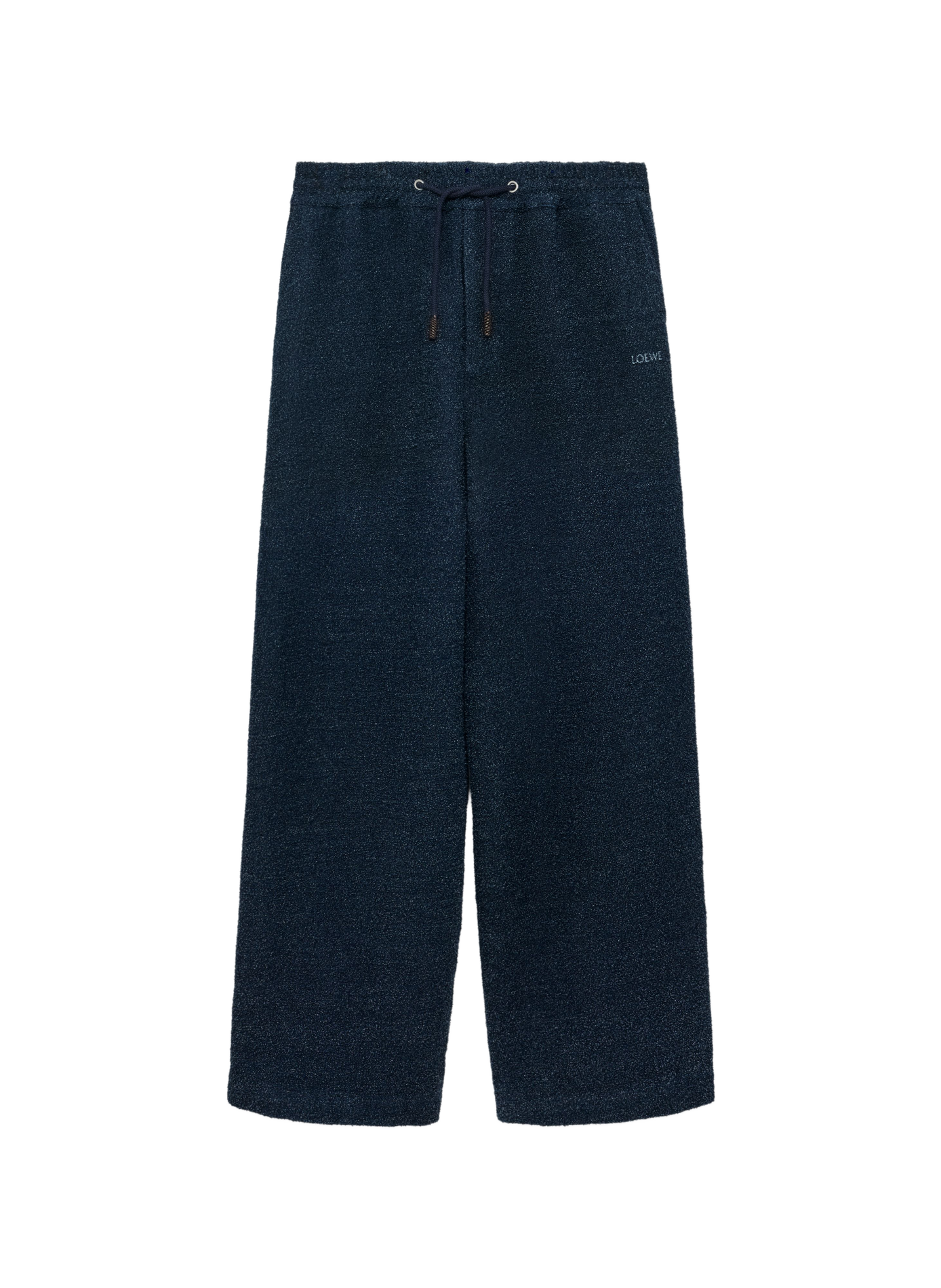 Wide-leg drawstring denim pants LOEWE Blue