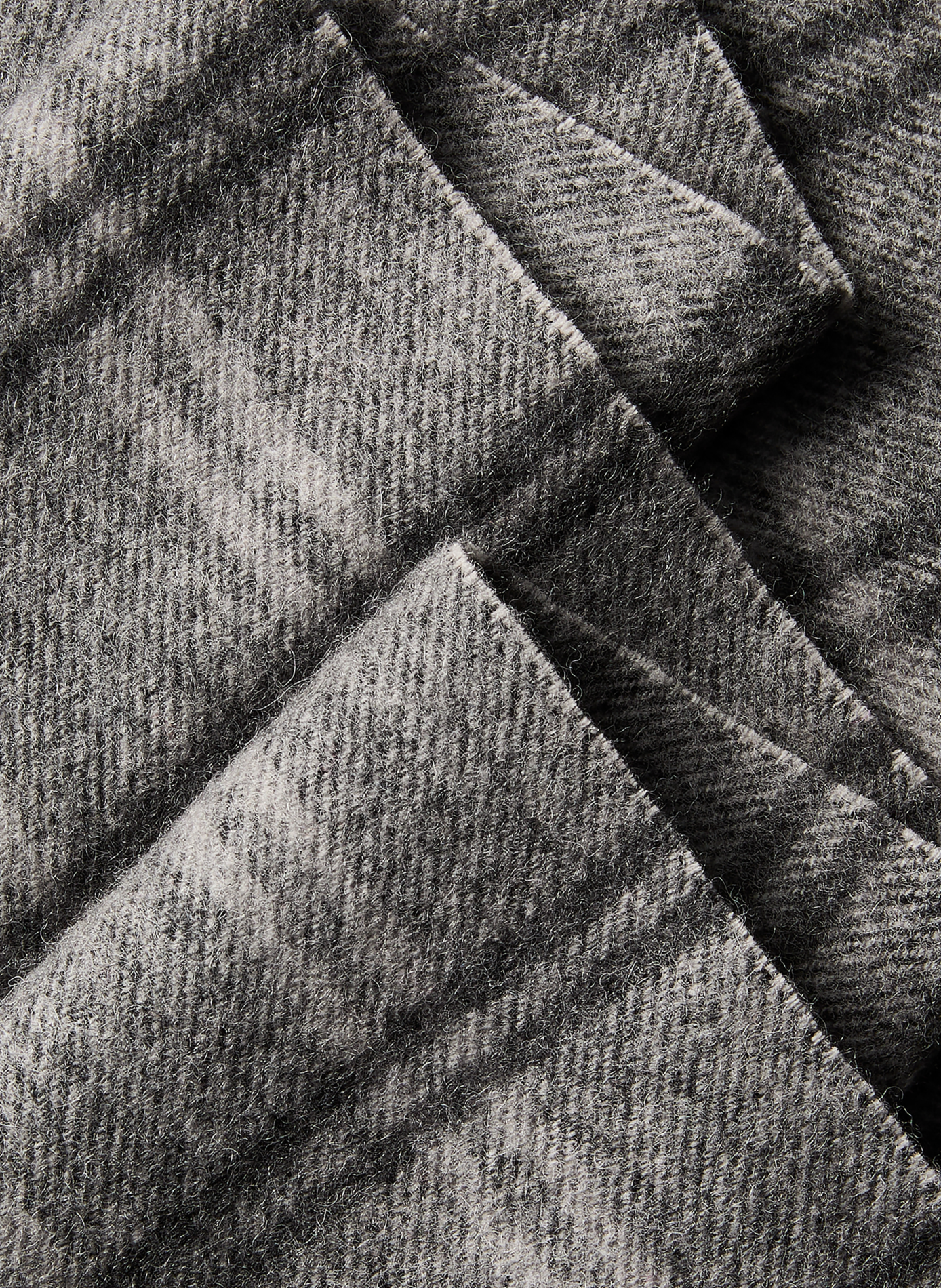 Echarpe à carreaux en laine CALVIN KLEIN Schwarz