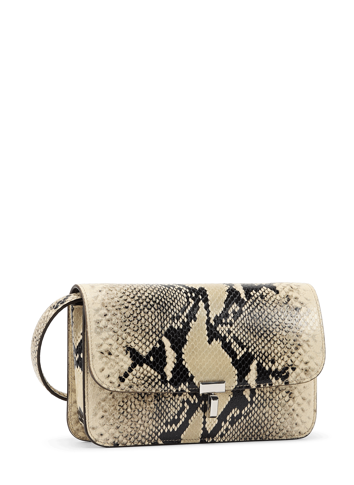 Sac à bandoulière texturé en cuir TOTEME Mehrfarbig