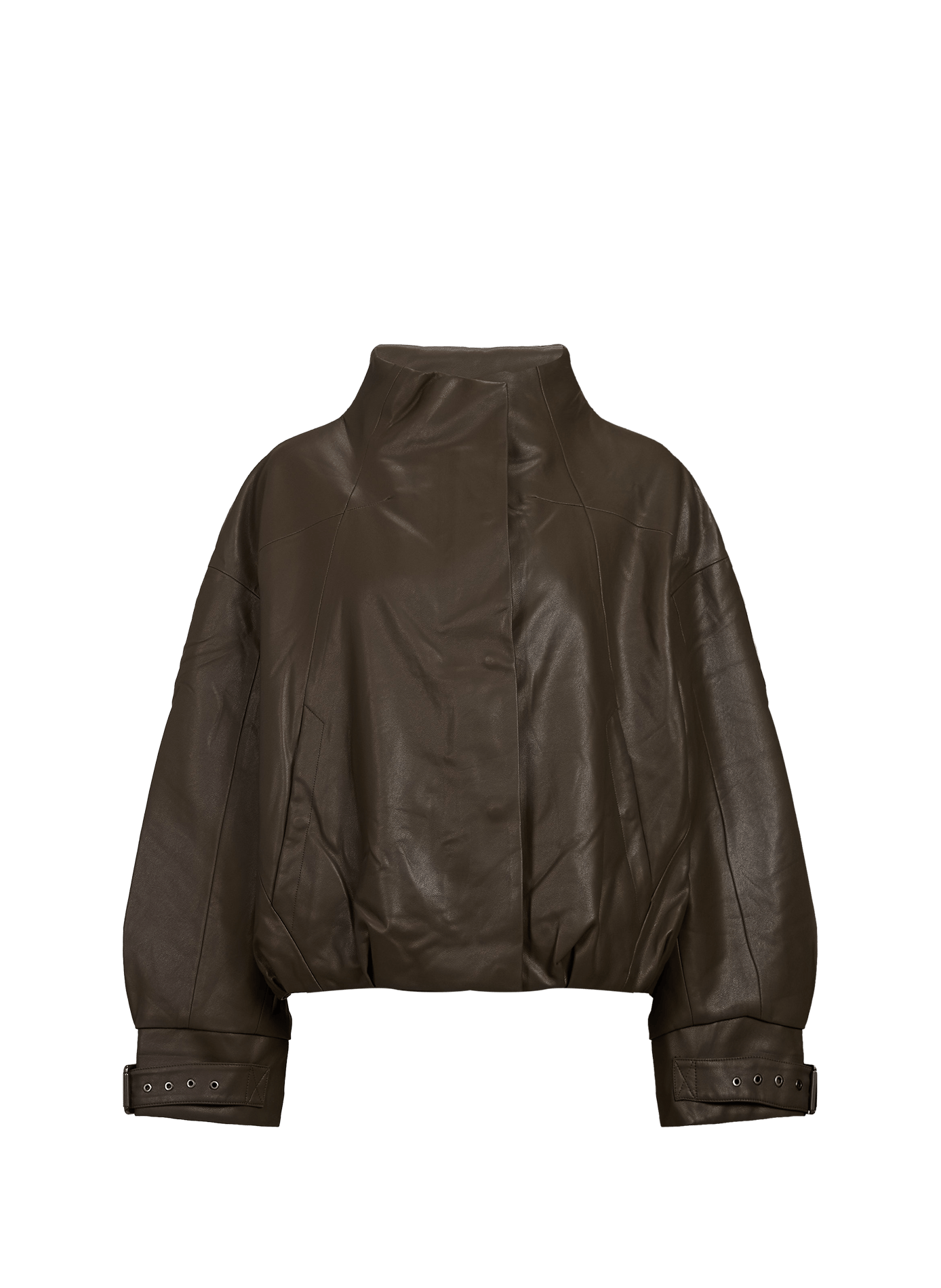 Blouson boule Narwaru à col montant KRAKATAU Marron