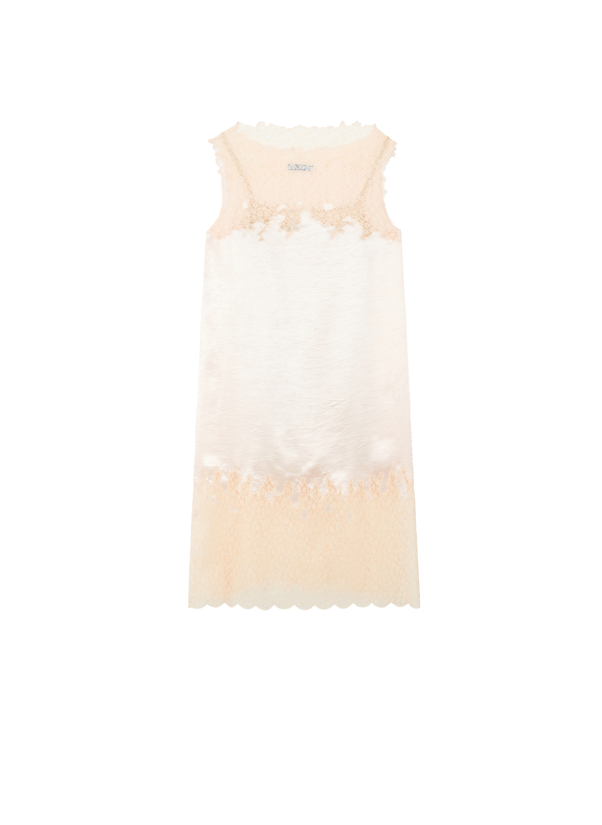 PRADA Robe nuisette satiné Blanc