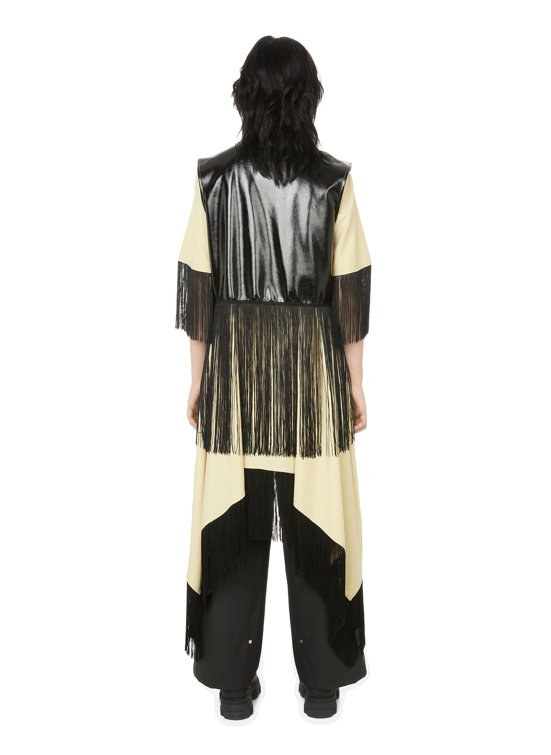 Reversible wool dress VICTORIA/TOMAS Beige