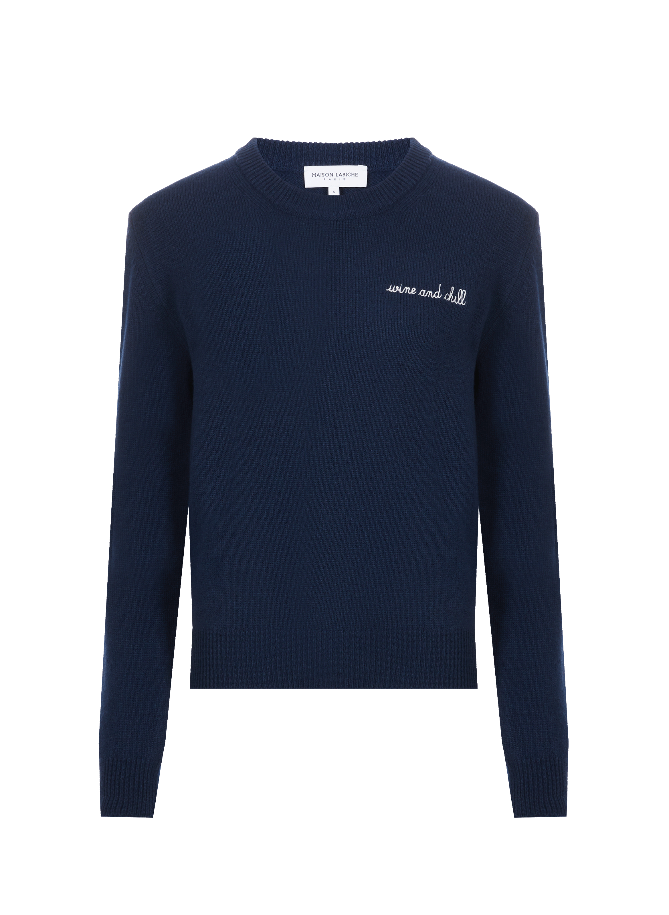 Pull en laine recyclé Wine and chill