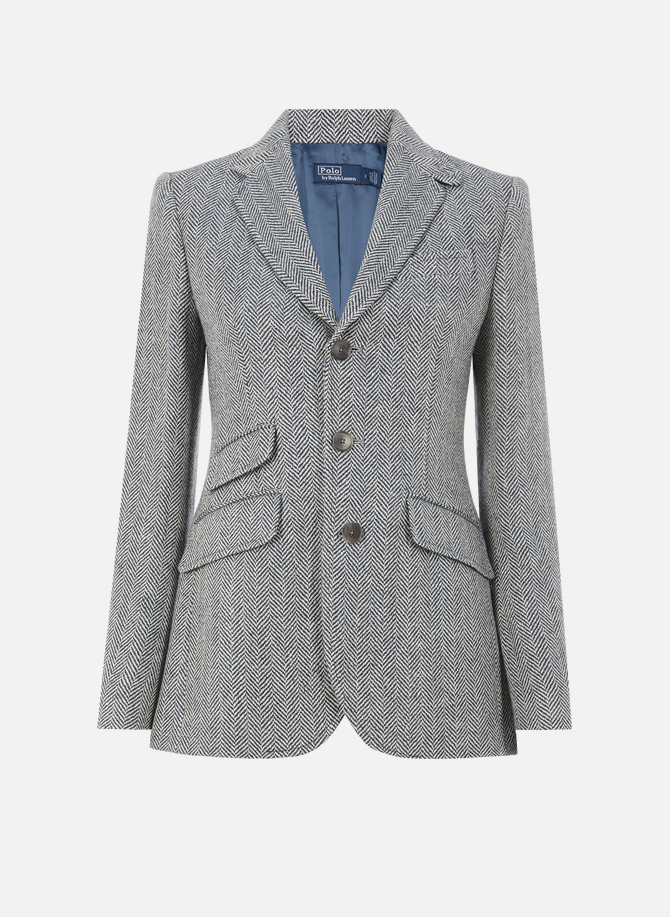 Linen, silk and wool twill suit jacket POLO RALPH LAUREN