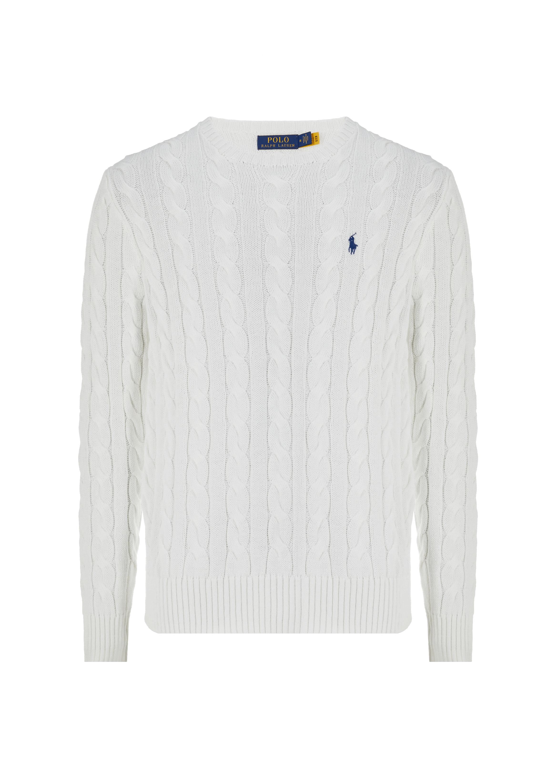 Pull en maille tressée