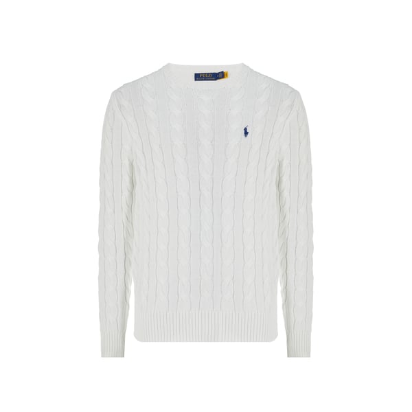 Pull en maille tressée