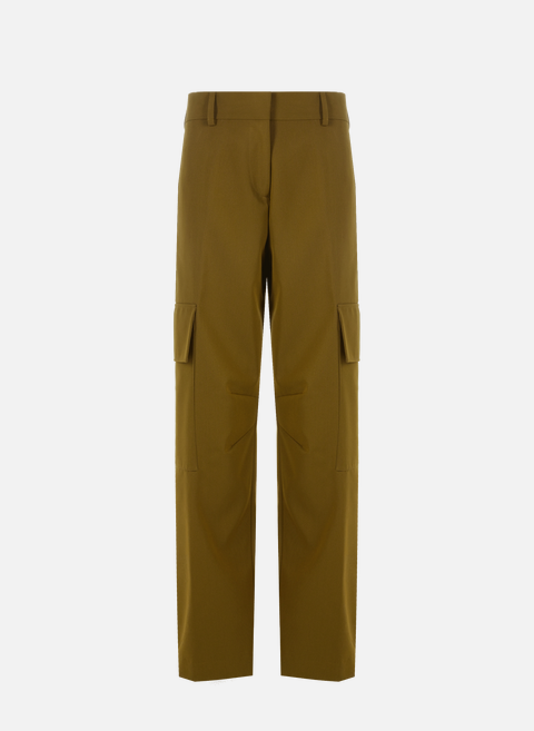 Palm Angels Brown Cargo Pants 