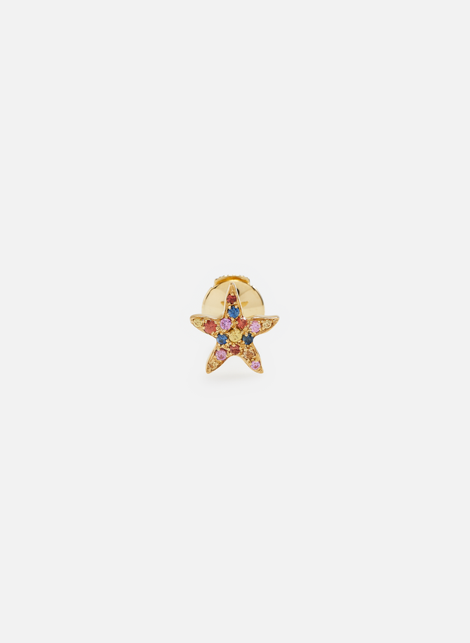 Mini sapphire and gold star chip YVONNE LÉON