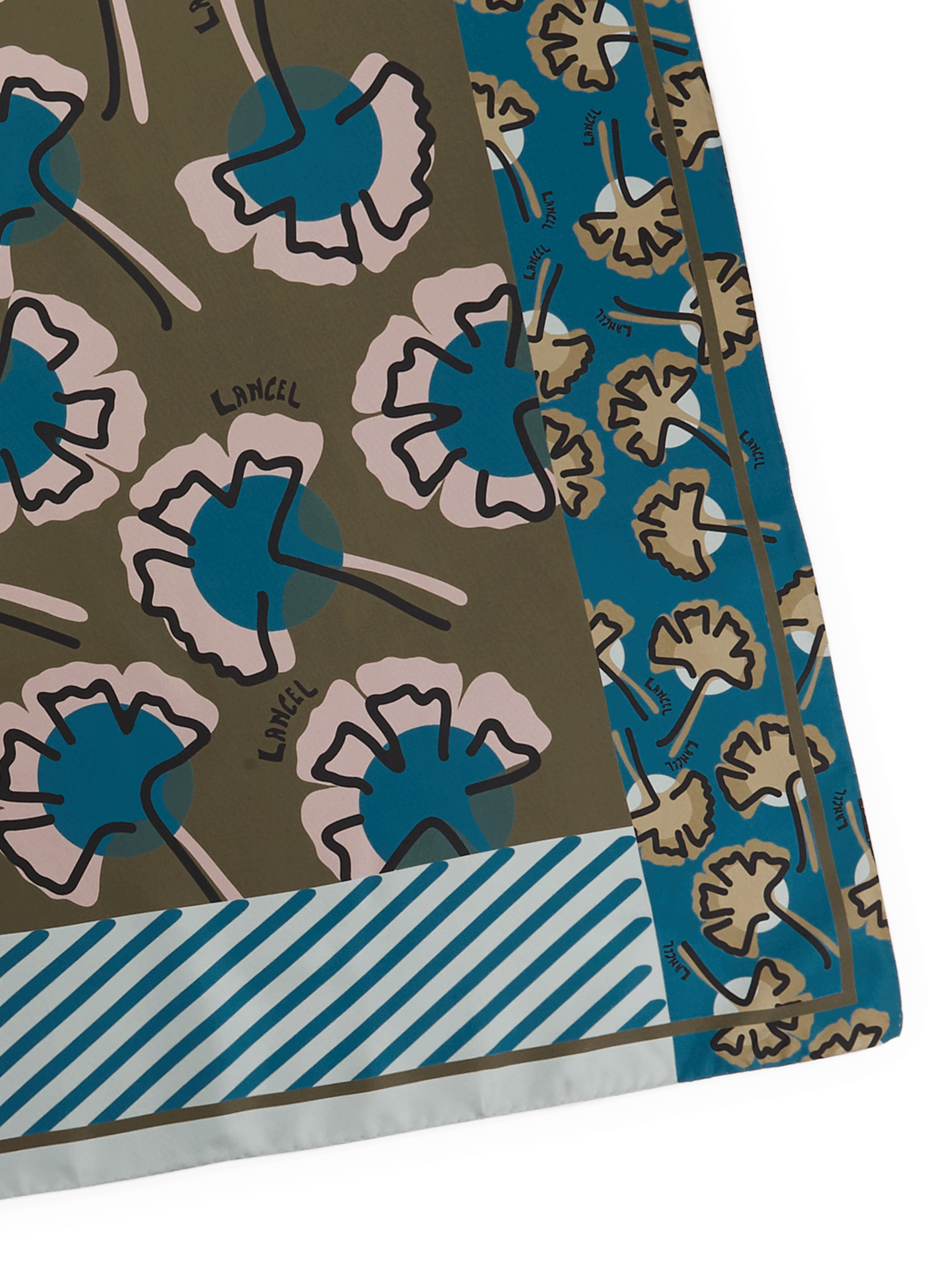 Foulard à motif en soie