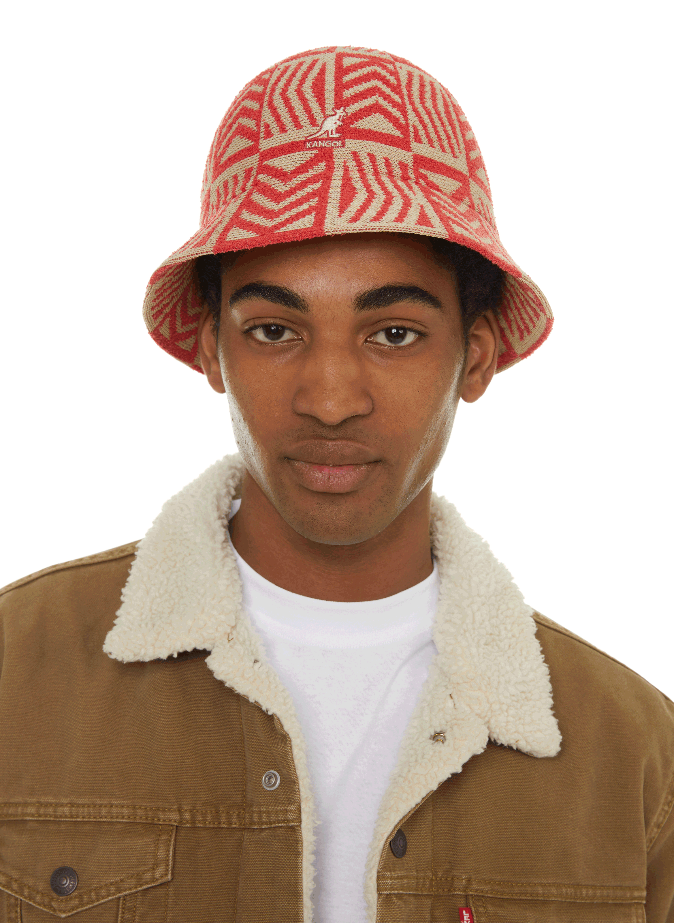 Patterned bucket hat KANGOL Beige