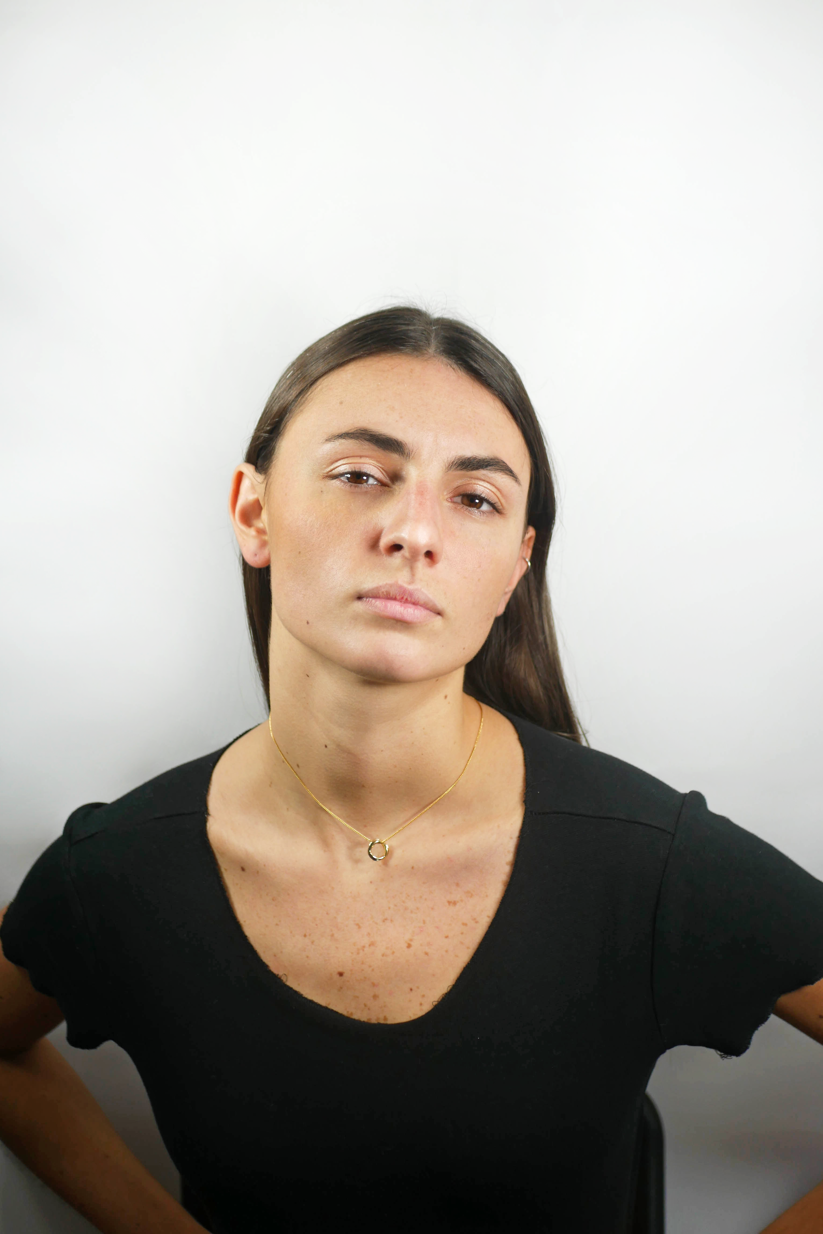 Collier aria argent 925 plaqué or ANNA SOTTILOTTA Doré