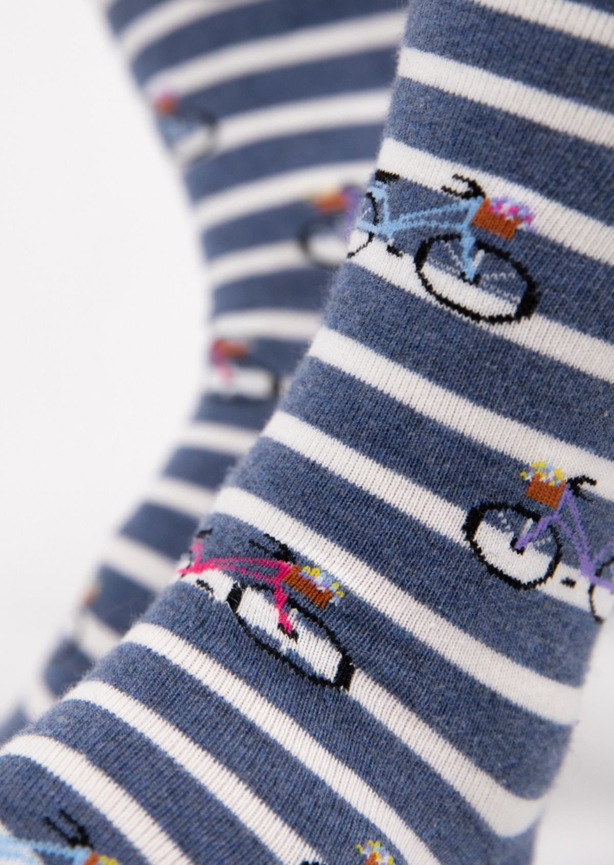 Chaussettes en coton peigné à motifs BILLYBELT Bleu