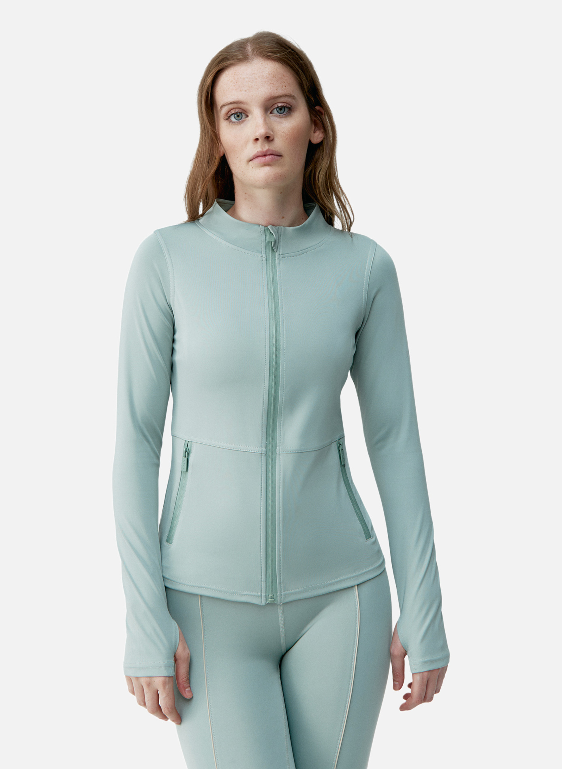 Veste de sport zippée performance athleisure ivet BORN LIVING YOGA Vert