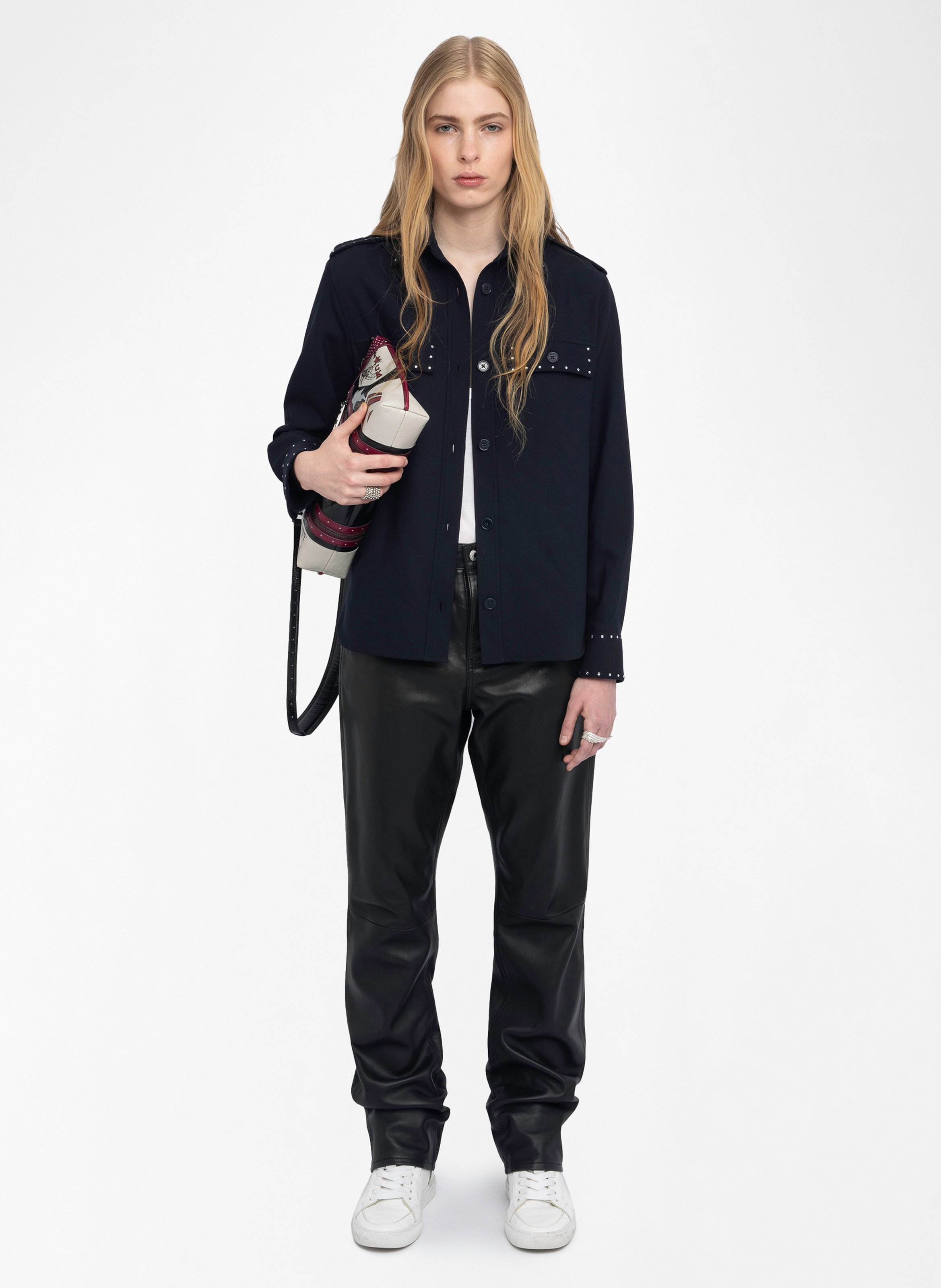 Surchemise droite à strass taskam ZADIG&VOLTAIRE Bleu