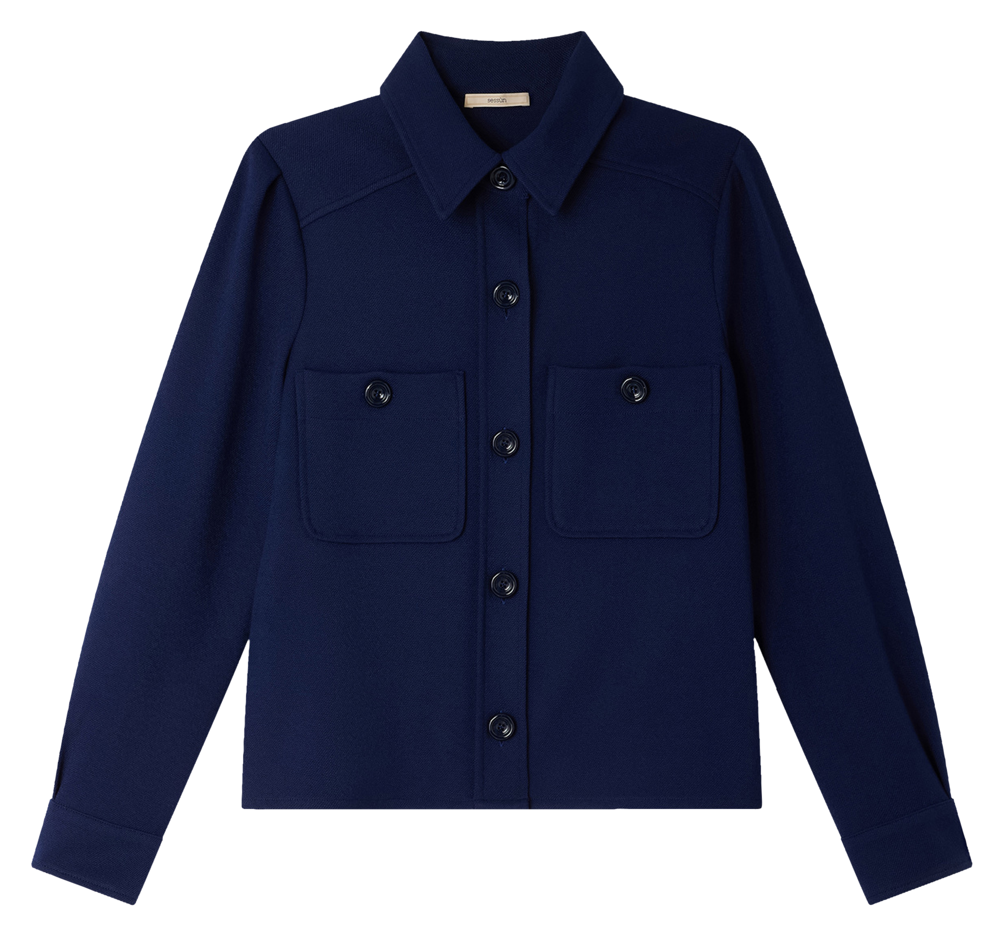 Chemise col classique droite theodore SESSUN Bleu