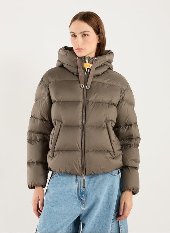 Doudoune Tilly à capuche matelassée | Gris by PARAJUMPERS Doudoune Tilly à capuche matelassée Gris