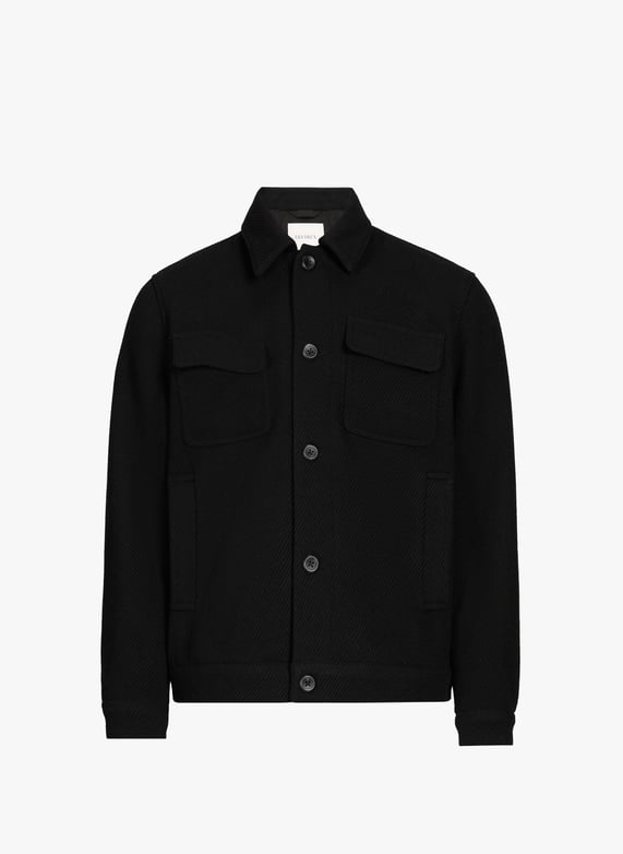 Blouson col classique | Noir by LES DEUX Blouson col classique Noir