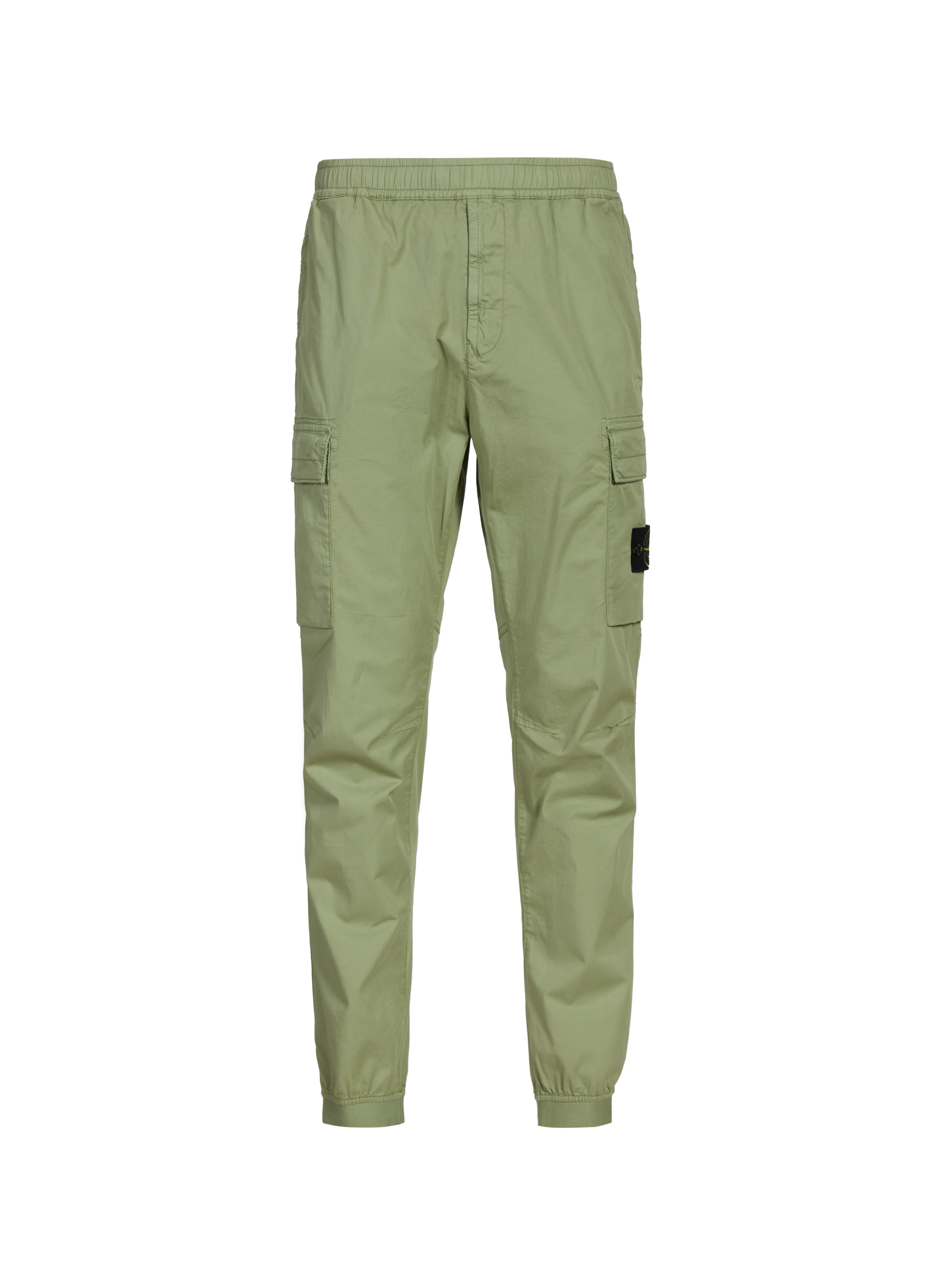 STONE ISLAND Pantalon cargo en coton mélangé Vert