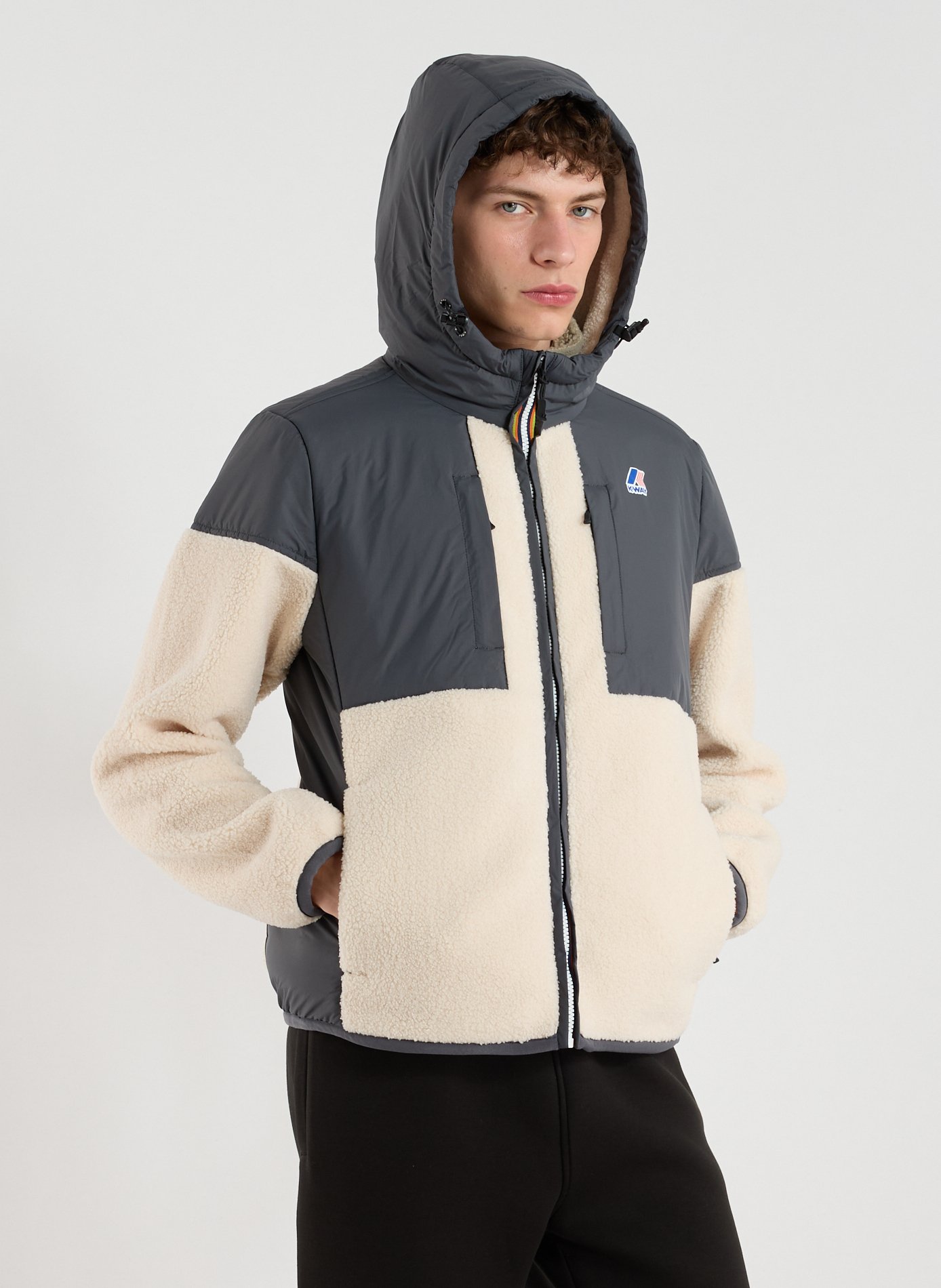 Orsetto fleece jacket K-WAY Grey