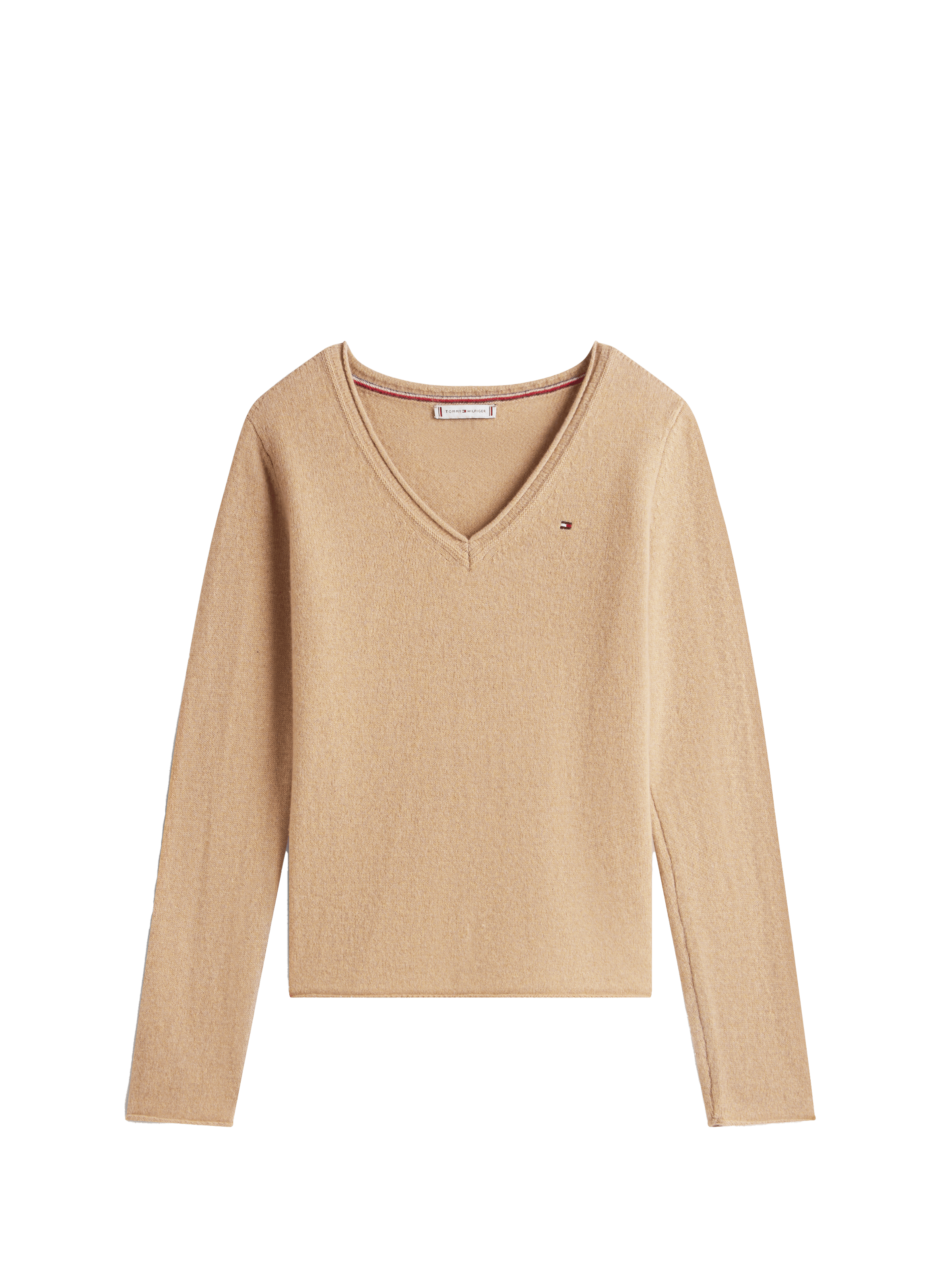 Pull en laine  TOMMY HILFIGER Beige