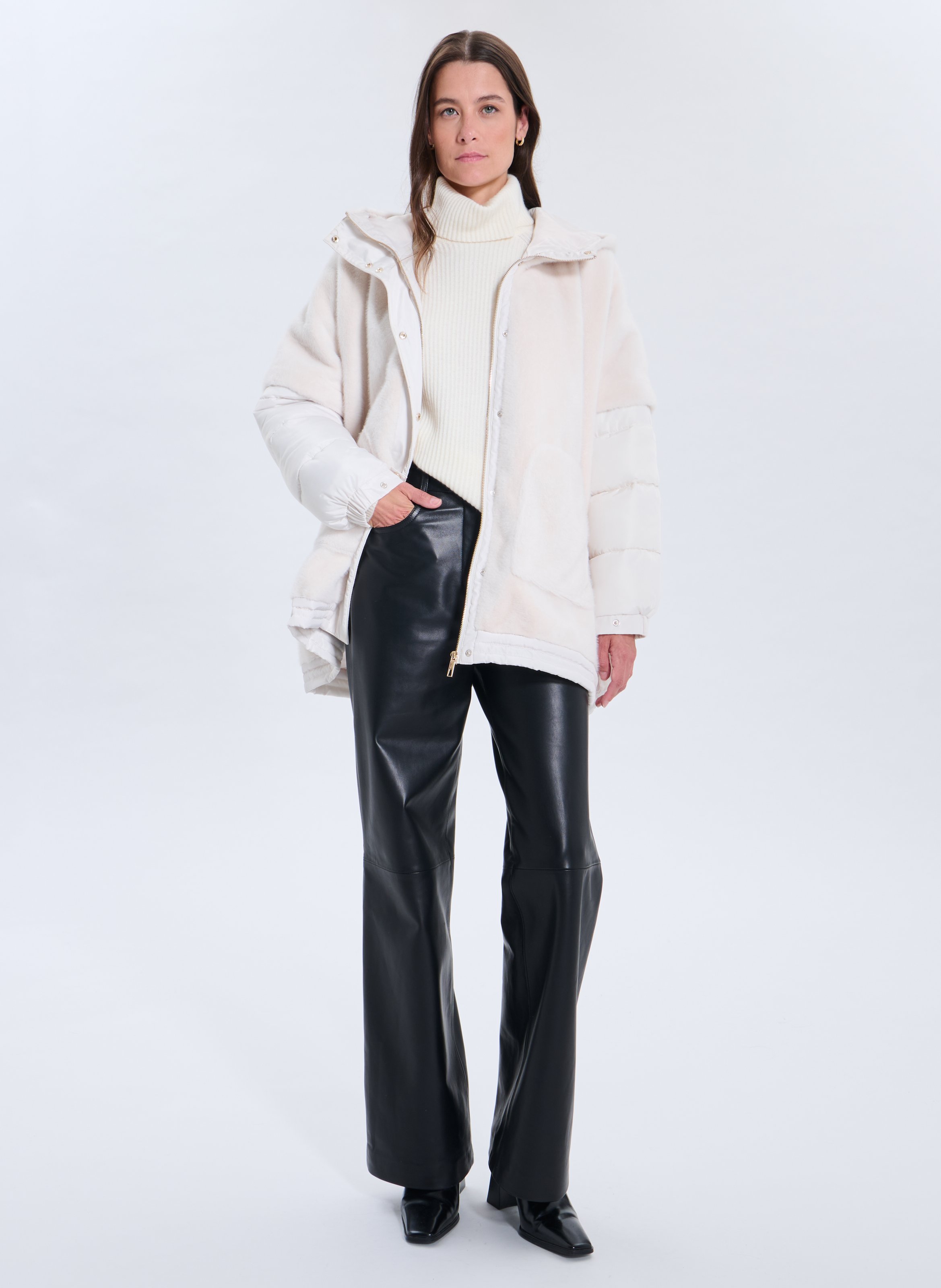 Manteau  marjolaine ZAPA Blanc