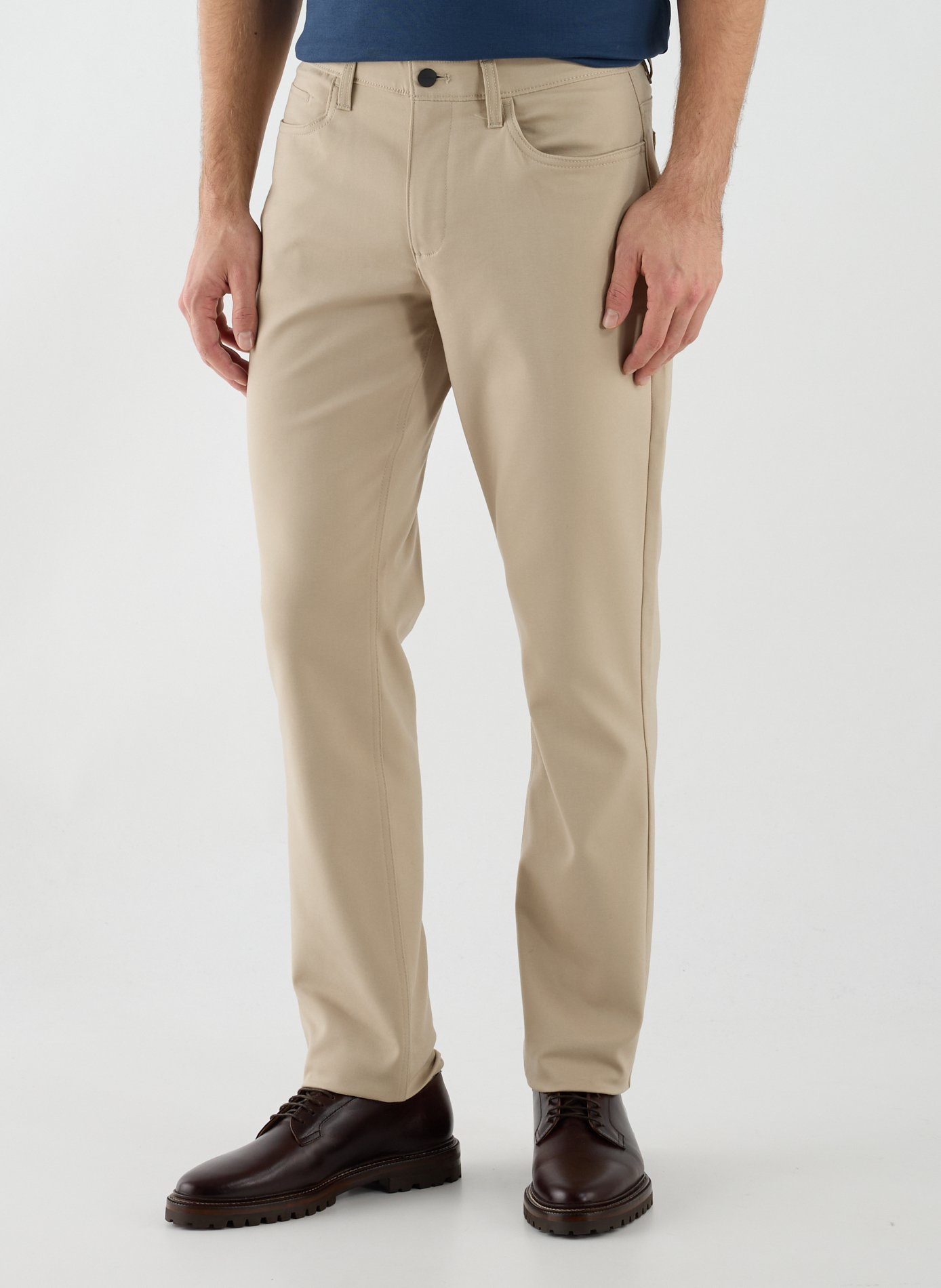 Bedford slim-fit cotton trousers CALVIN KLEIN Beige